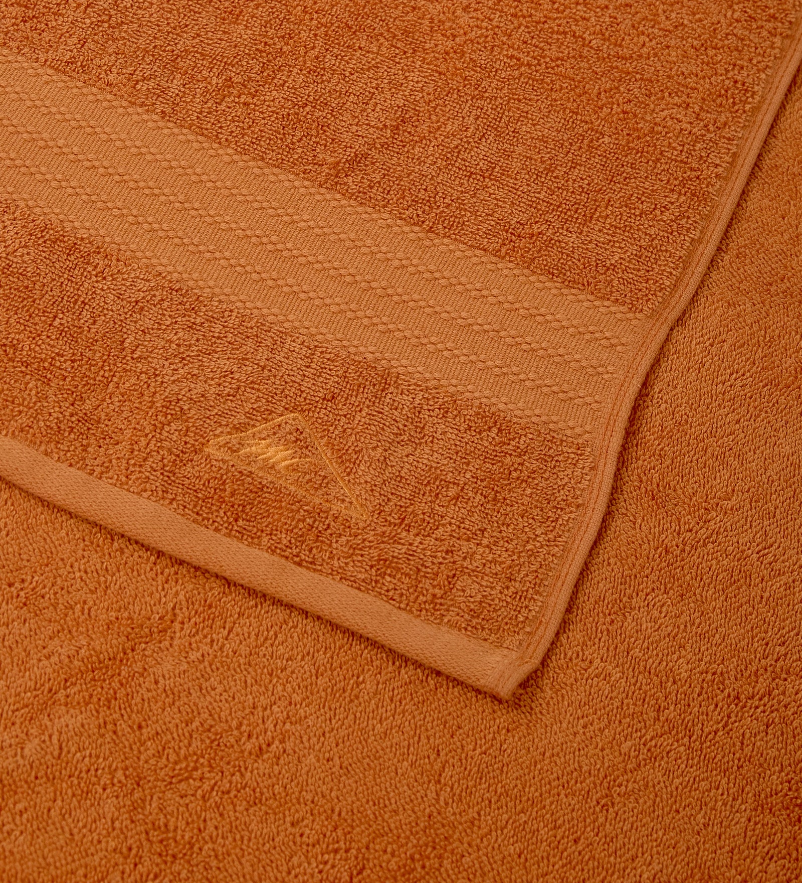 Orange Pure Cotton Solid 380 GSM Bath Towel 1 Piece (Jazz Collection) - Image 6