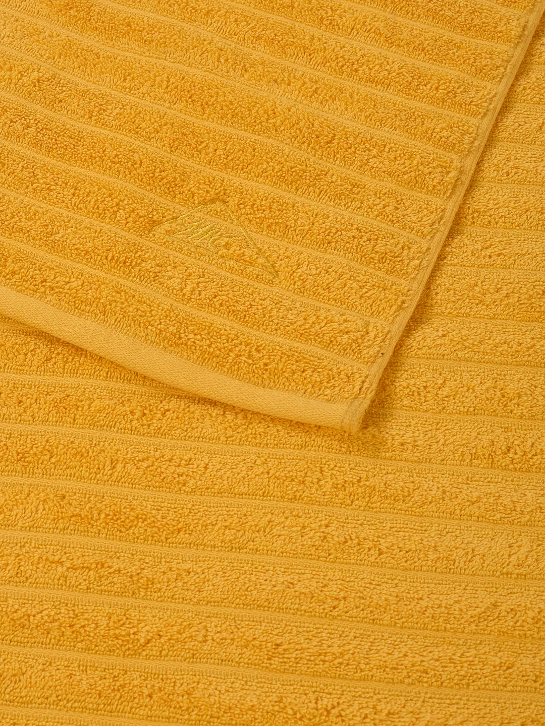 Orange & Yellow 100% Cotton Solid 500 GSM Bath Towel Sensations 4 Pc Set Gifting Box Pack - Image 10