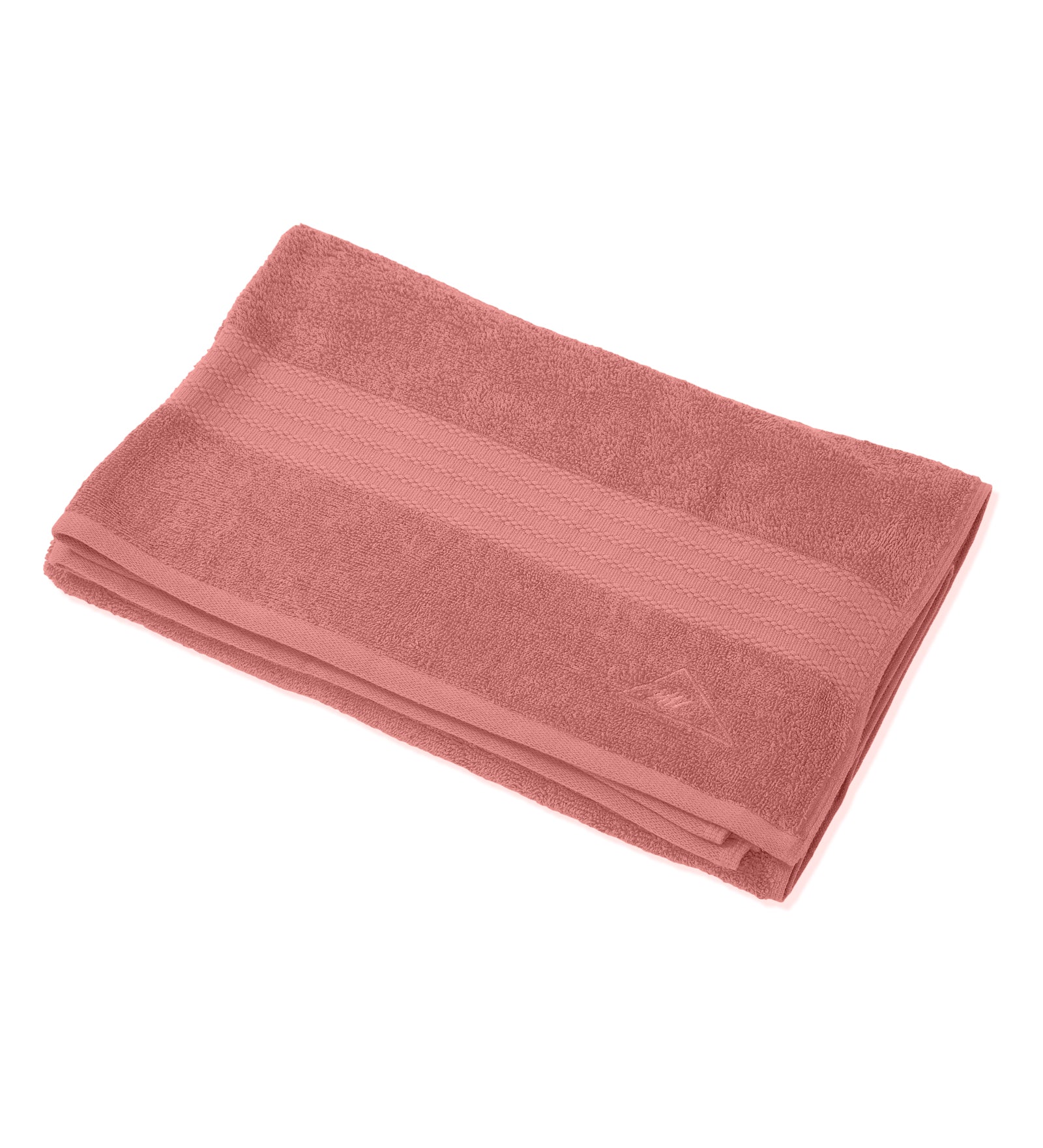 Peach Pure Cotton Solid 380 GSM Bath Towel 1 Piece (Jazz Collection) - Image 4