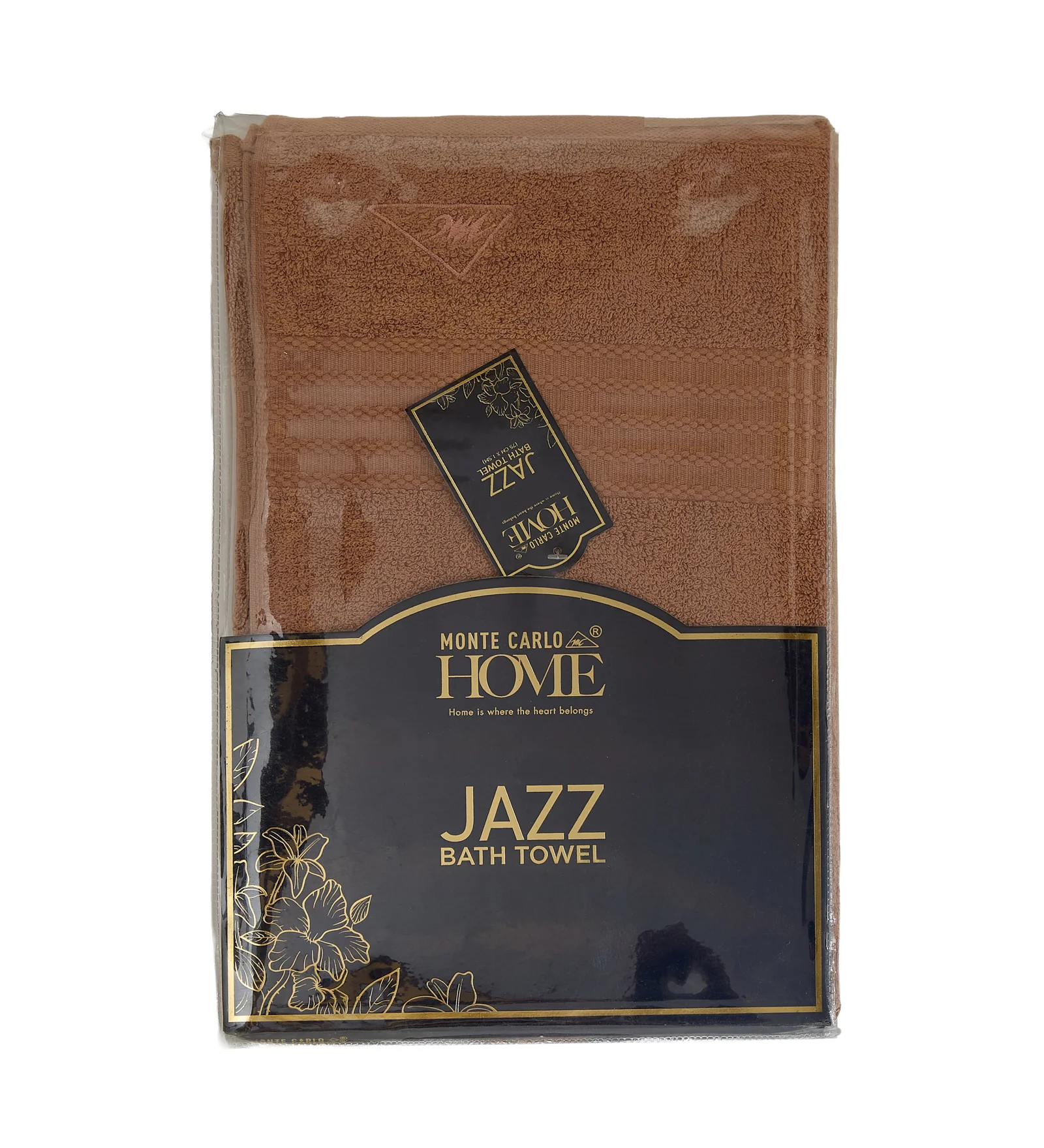 Peach Pure Cotton Solid 380 GSM Bath Towel 1 Piece (Jazz Collection) - Image 9