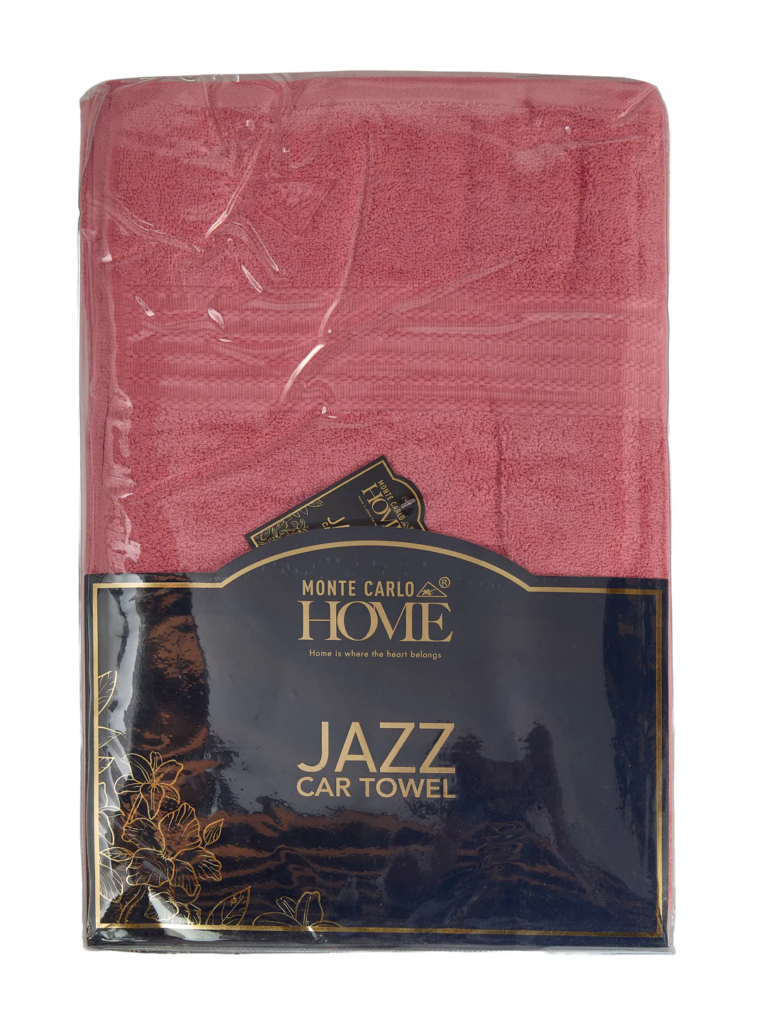 Peach Pure Cotton Solid 380 GSM Car Towel 1 Piece (Jazz Collection) - Image 8