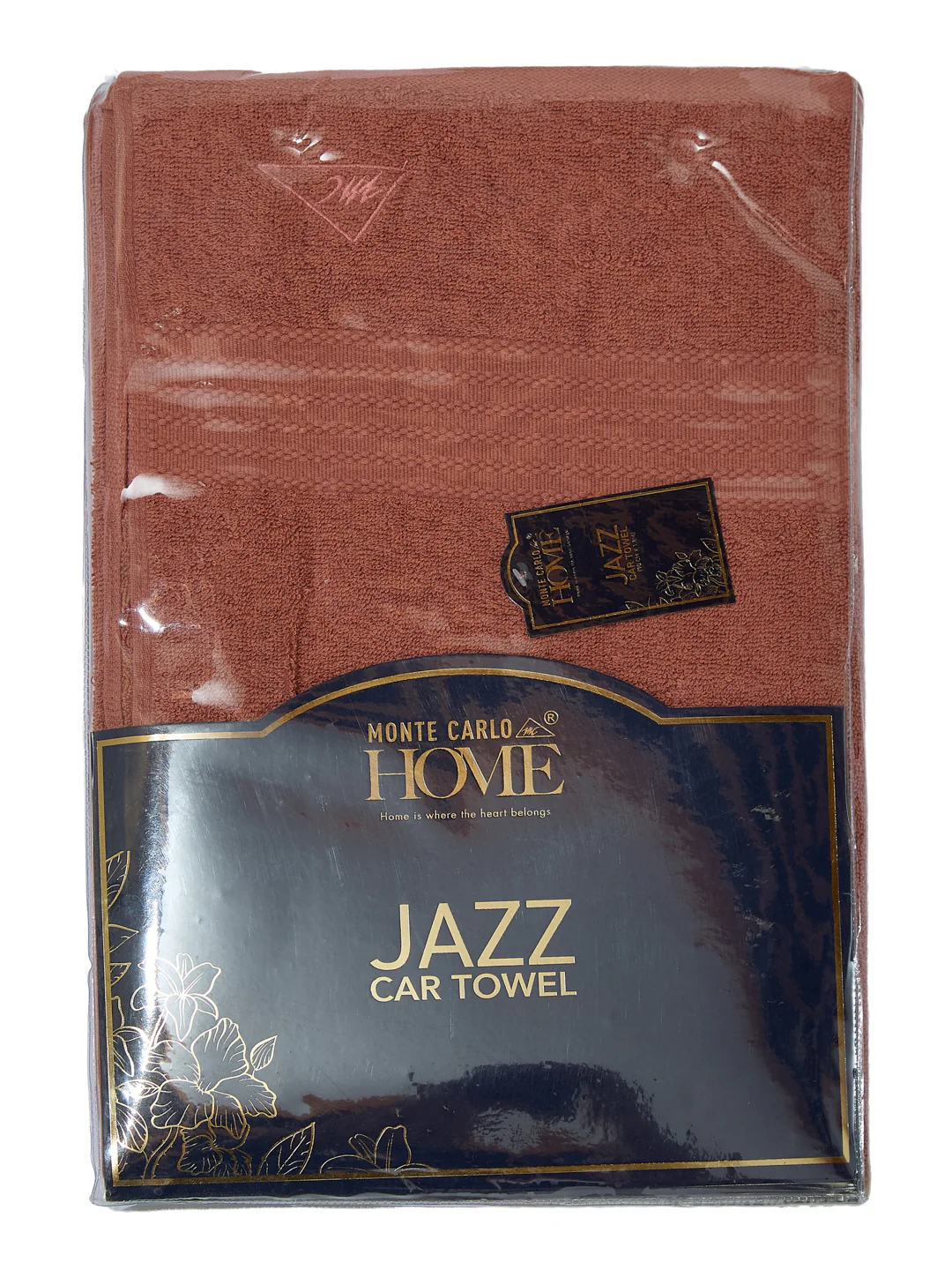 Peach Pure Cotton Solid 380 GSM Car Towel 1 Piece (Jazz Collection) - Image 8