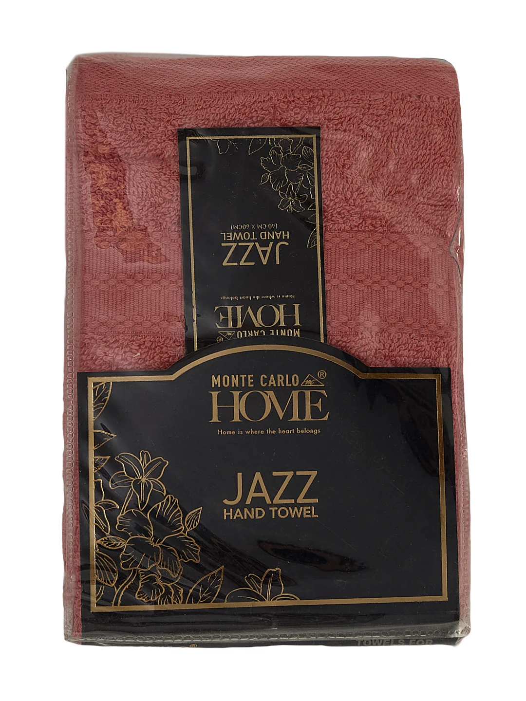 Peach Pure Cotton Solid 380 GSM Hand Towel 2 Pc Set (Jazz Collection) - Image 11