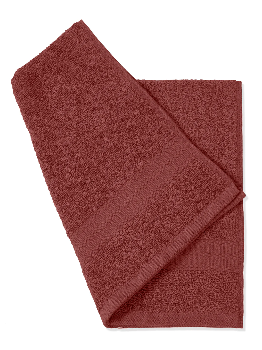 Peach Pure Cotton Solid 380 GSM Hand Towel 2 Pc Set (Jazz Collection) - Image 8
