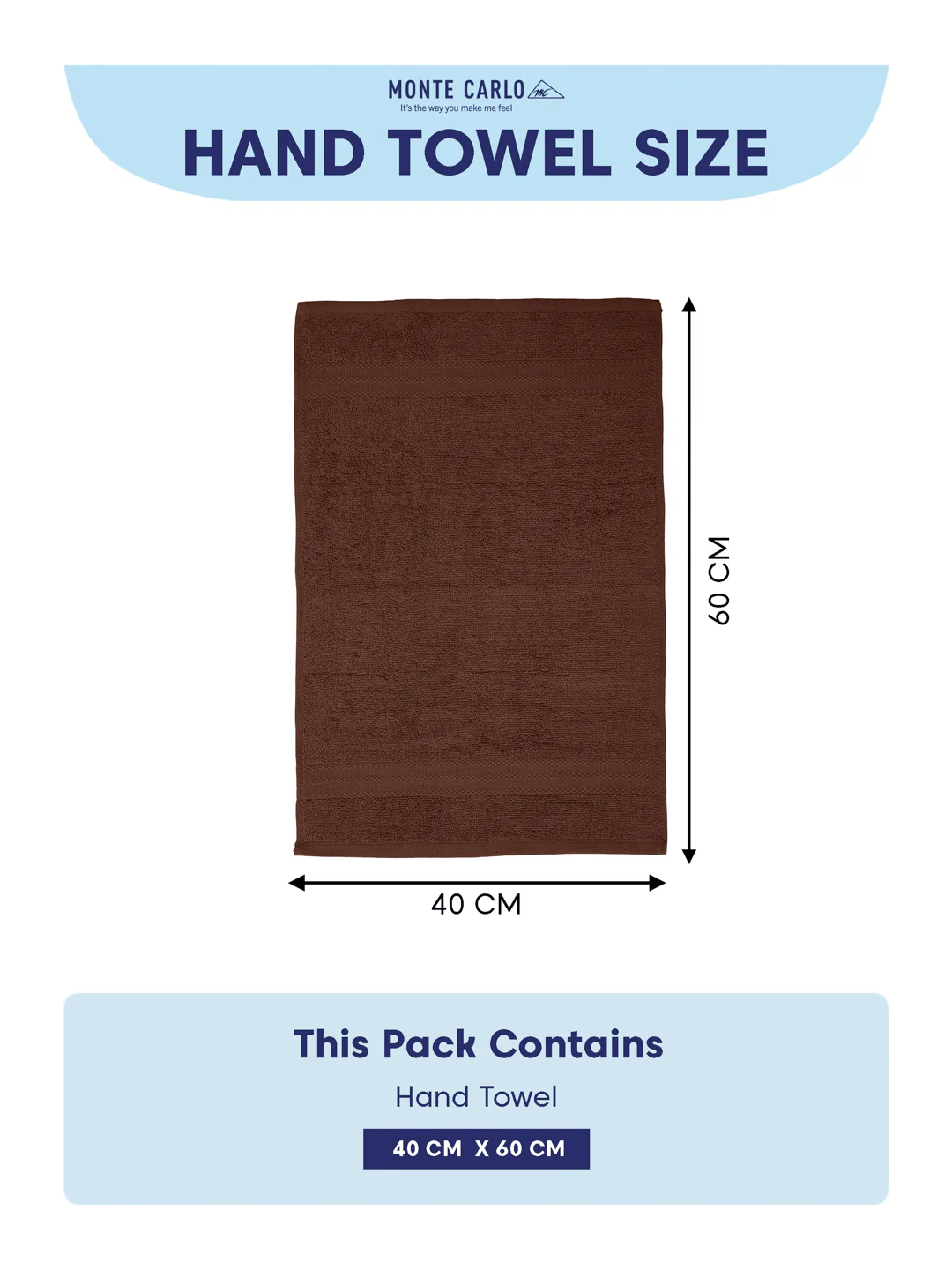 Peach Pure Cotton Solid 380 GSM Hand Towel 2 Pc Set (Jazz Collection) - Image 10