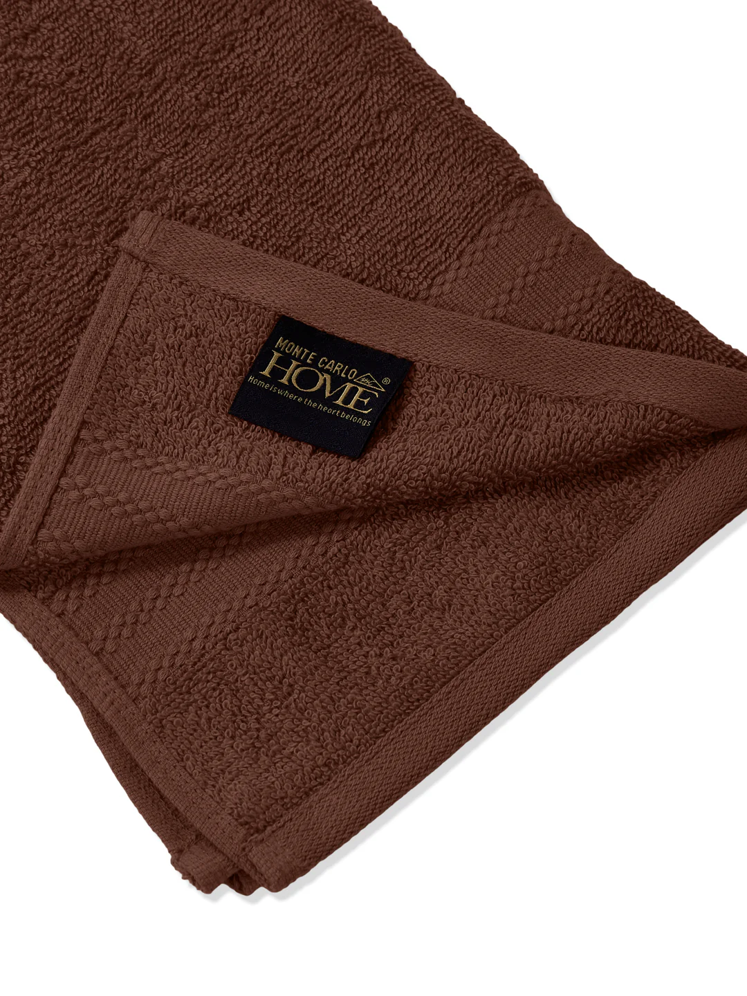 Peach Pure Cotton Solid 380 GSM Hand Towel 2 Pc Set (Jazz Collection) - Image 7