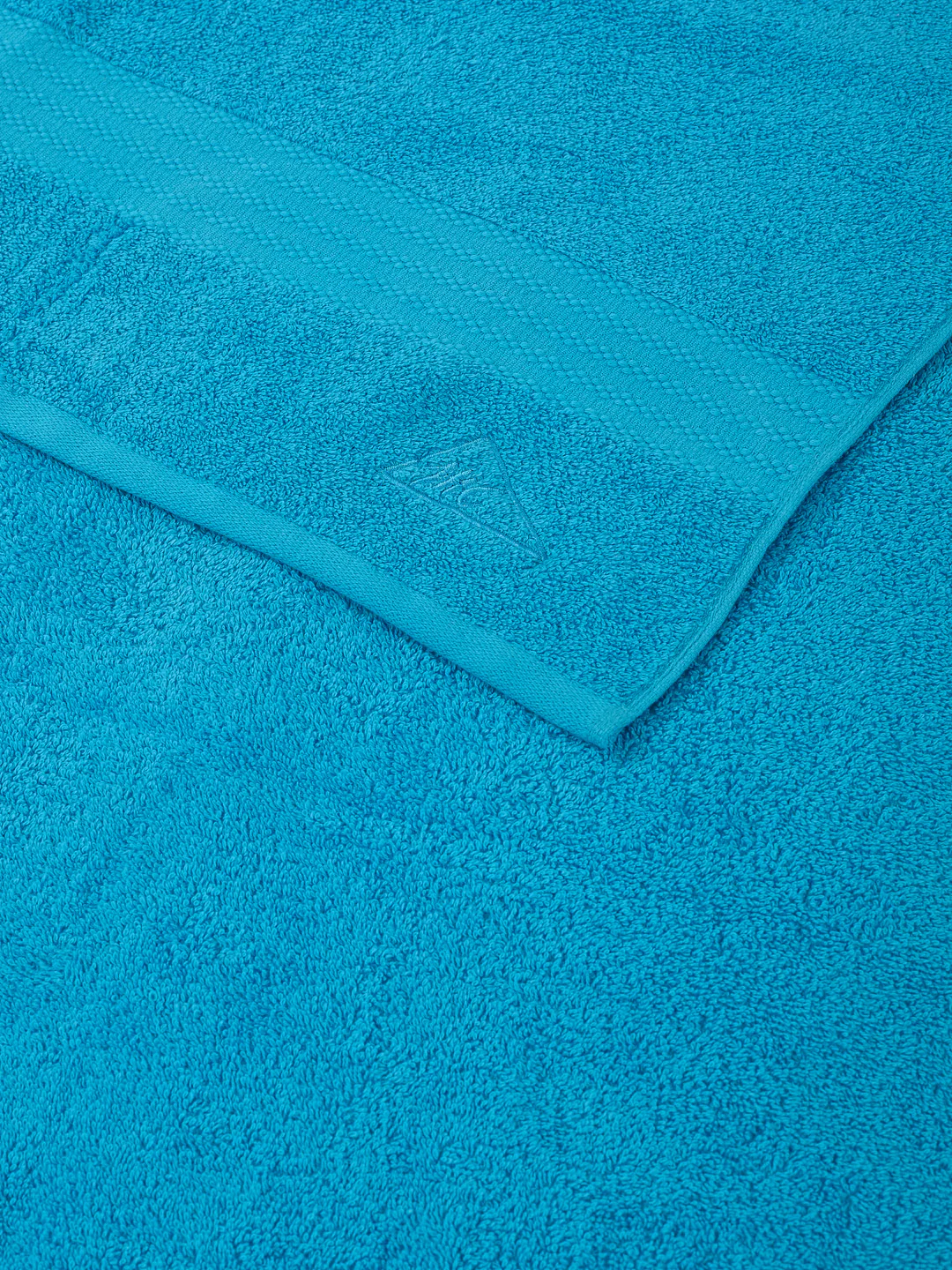 Peacock Blue 100% Cotton Solid 380 GSM Bath Towel Jazz 4 Pc Set Gifting Box Pack - Image 8
