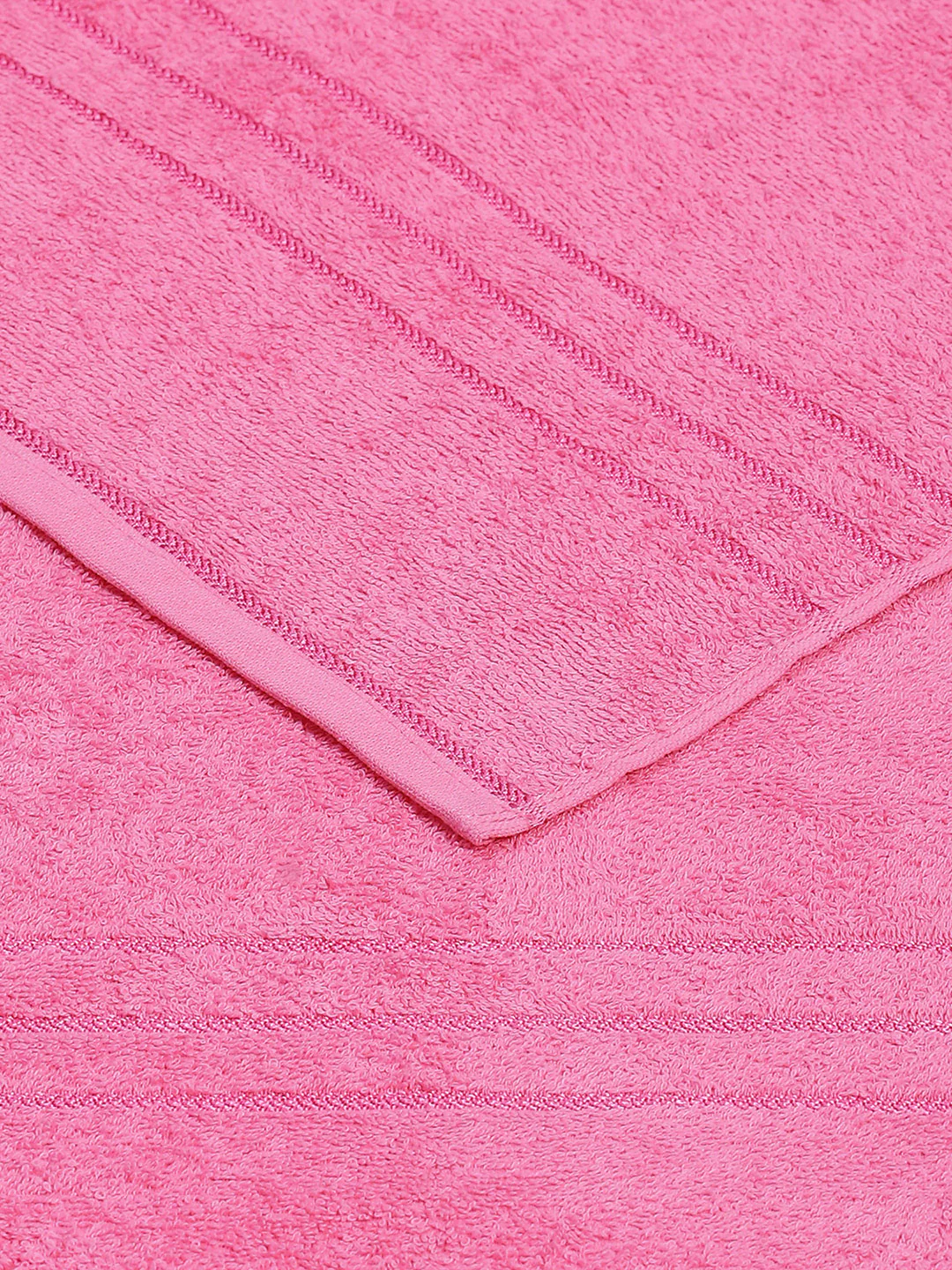 Pink Cotton Solid 350 GSM Car Towel (Soho) - Image 4