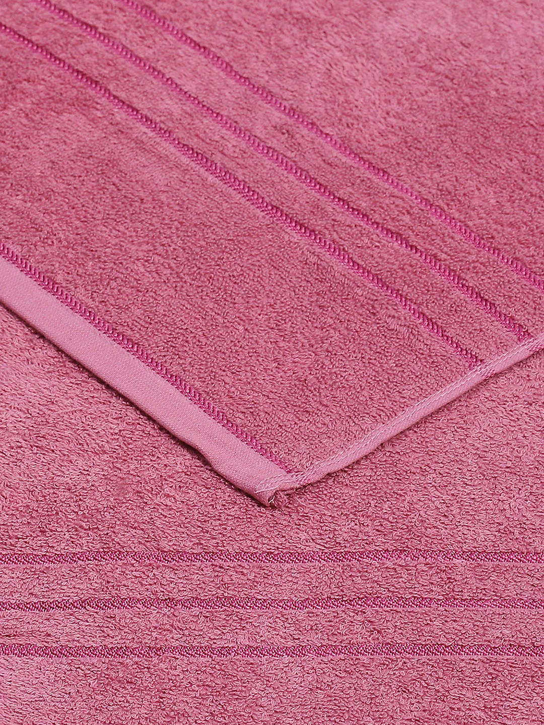 Pink Cotton Solid 350 GSM Car Towel (Soho) - Image 4