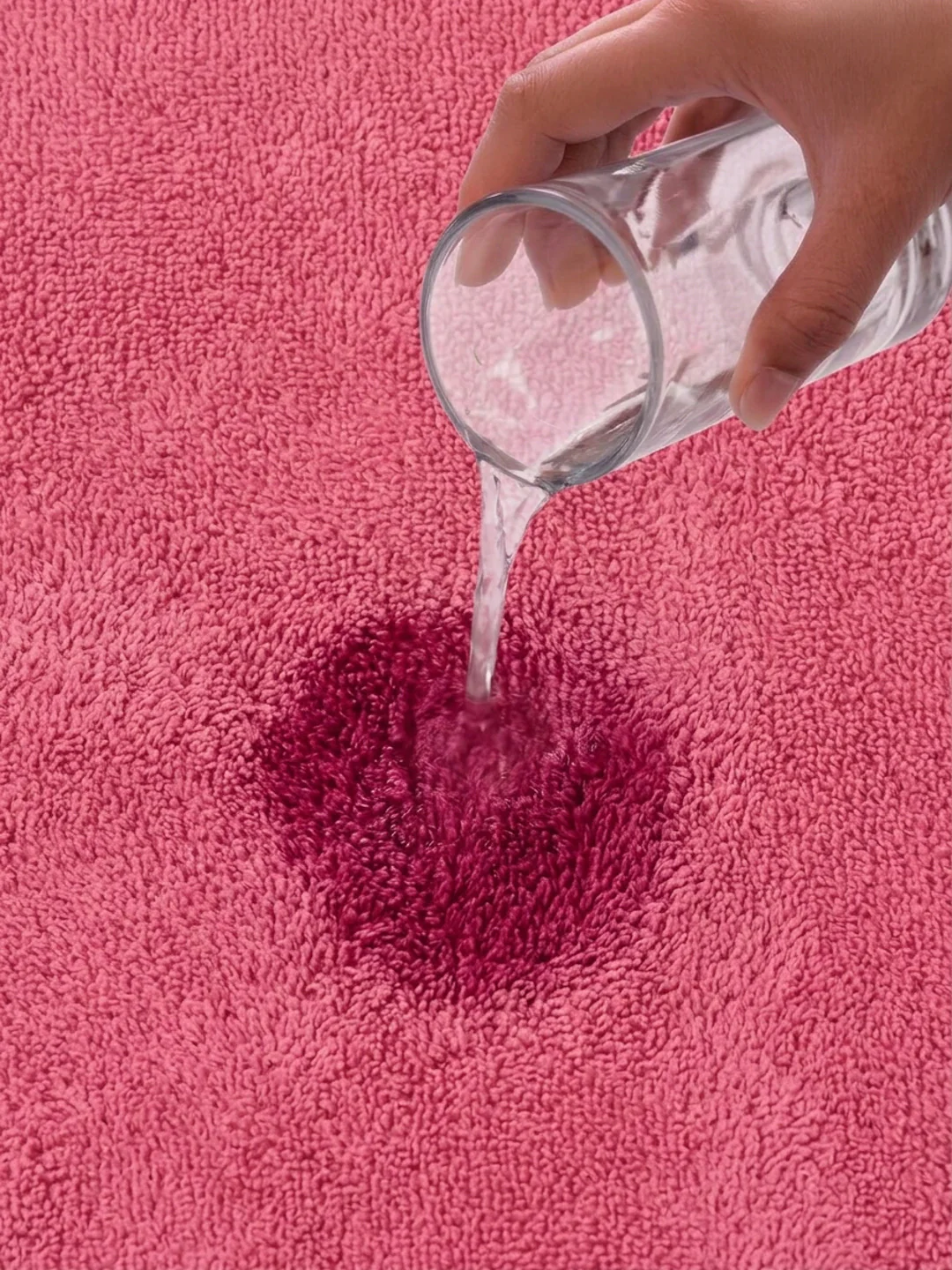 Pink Pure Cotton Solid 340 GSM Car Towel 1 Piece (Soho Collection) - Image 2