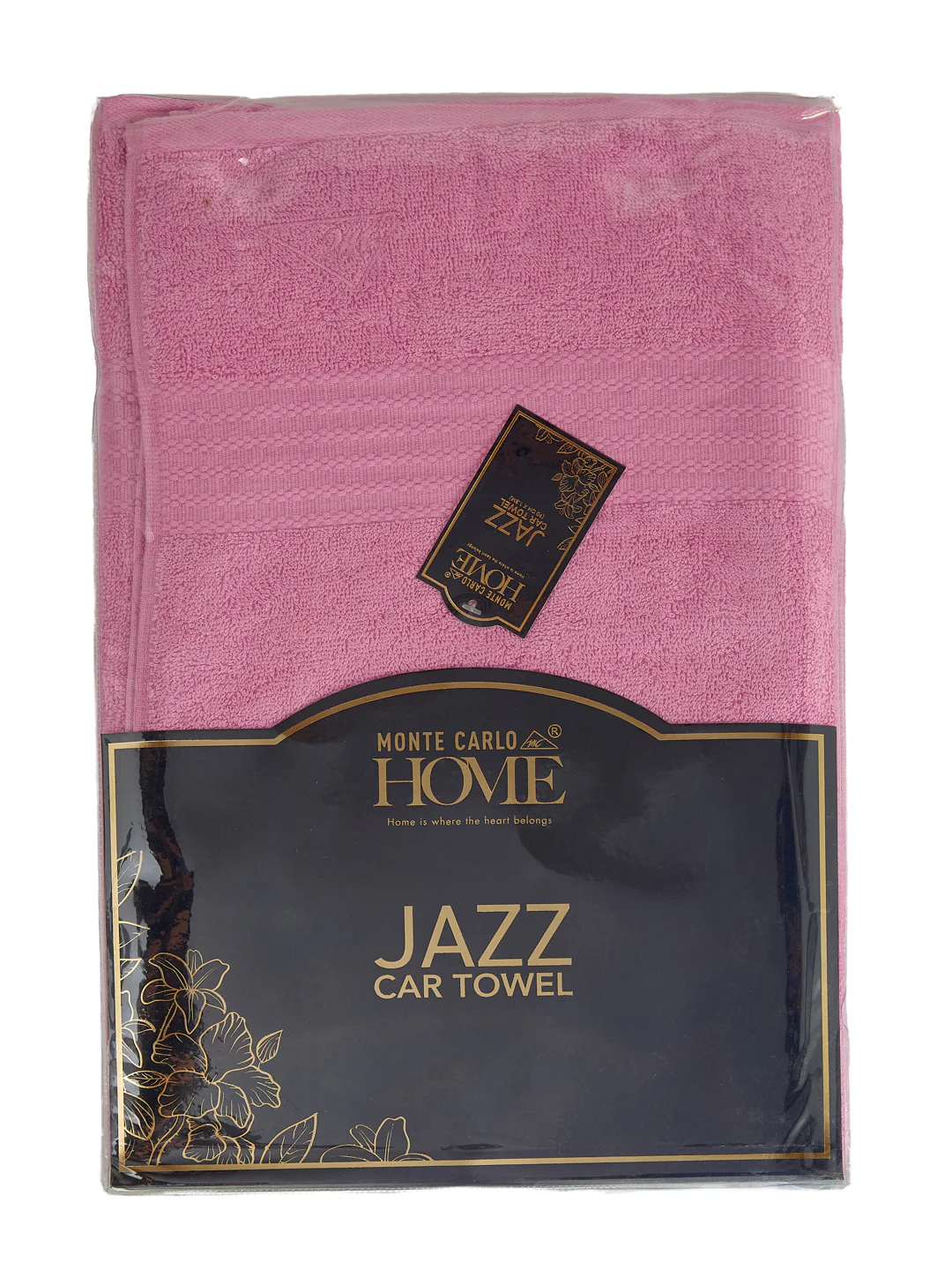 Pink Pure Cotton Solid 380 GSM Car Towel 1 Piece (Jazz Collection) - Image 8