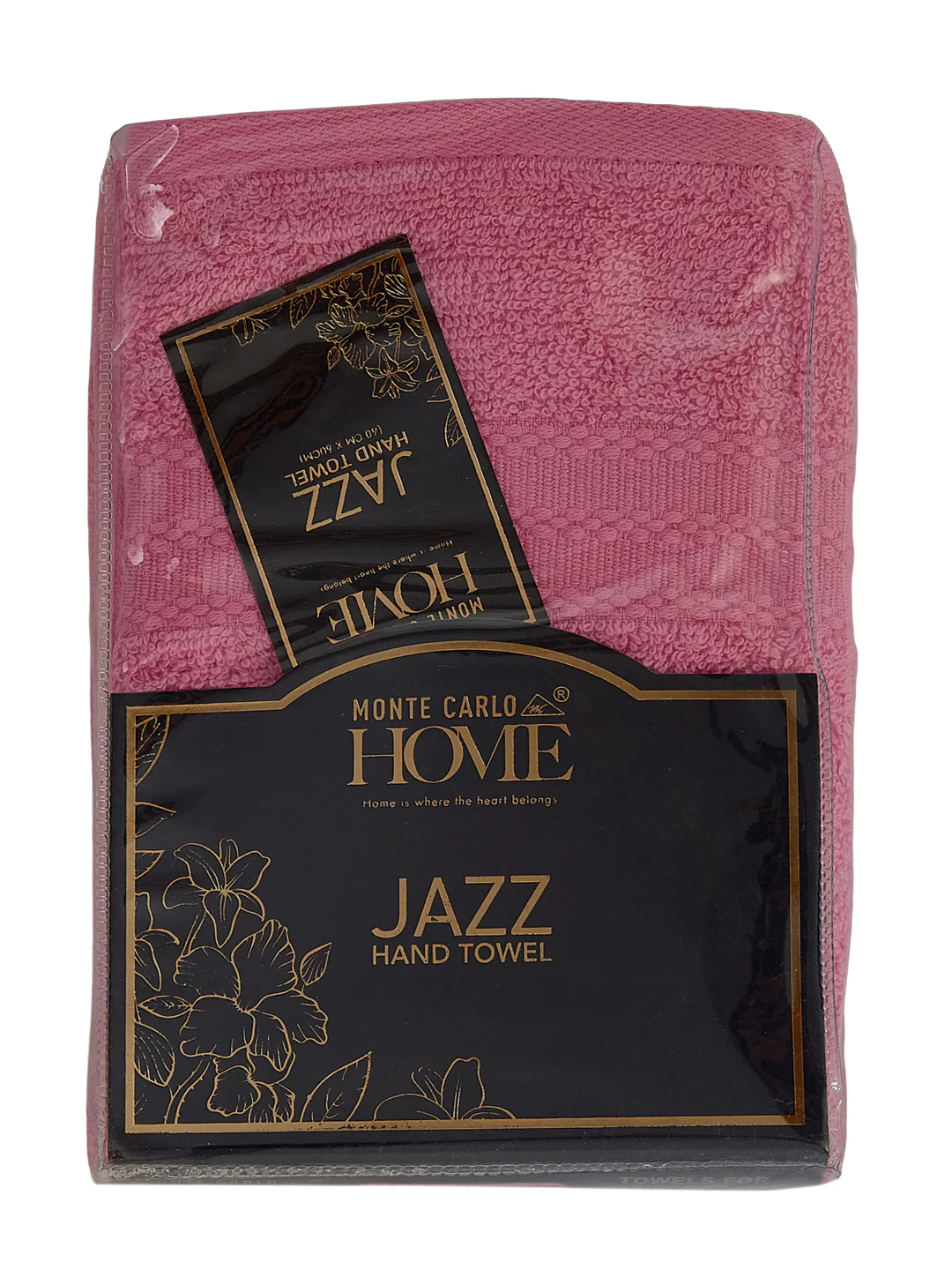 Pink Pure Cotton Solid 380 GSM Hand Towel 2 Pc Set (Jazz Collection) - Image 11