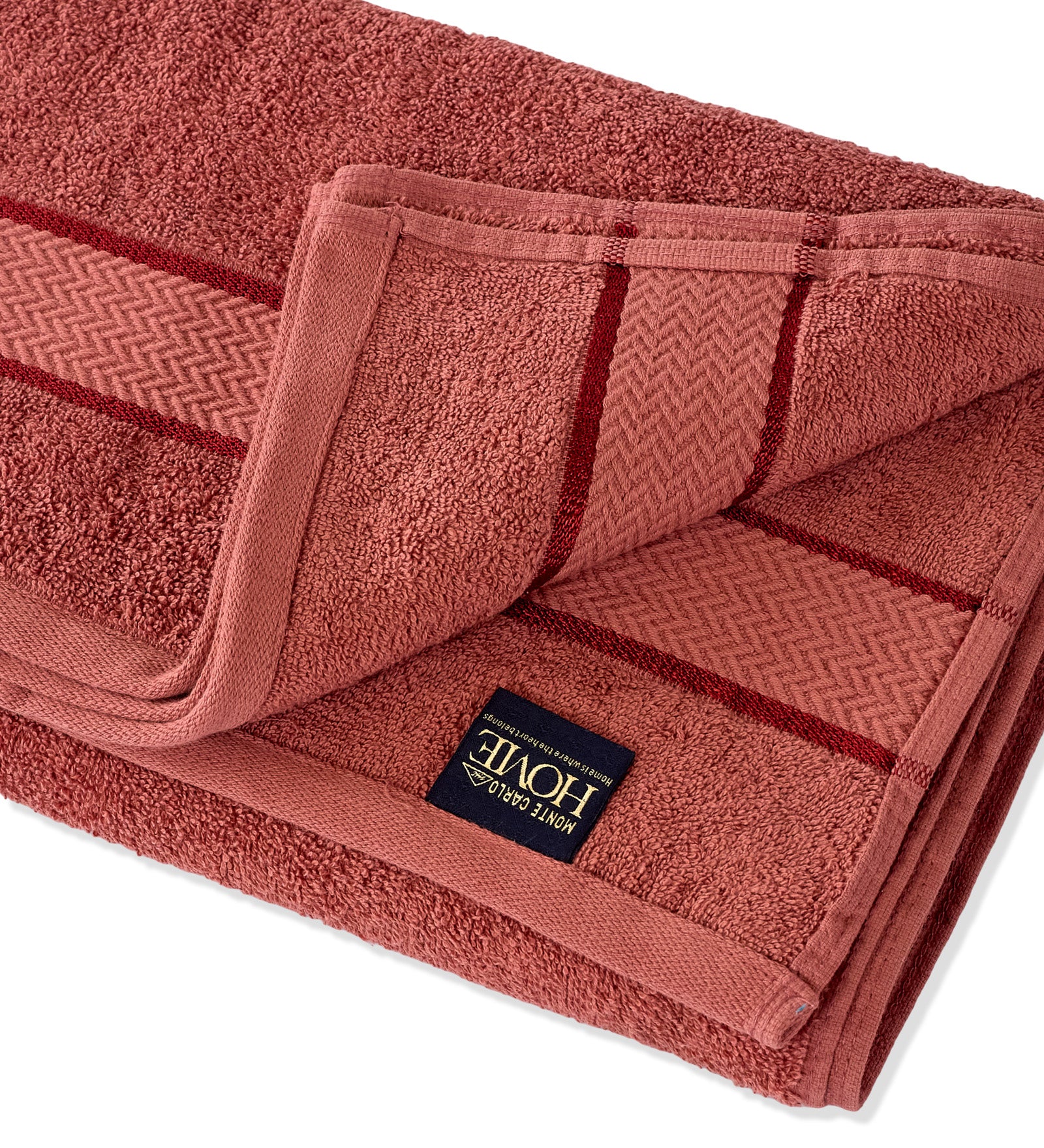 Pink Pure Cotton Solid 450 GSM Bath Towel 1 Piece (Oasis Collection) - Image 5