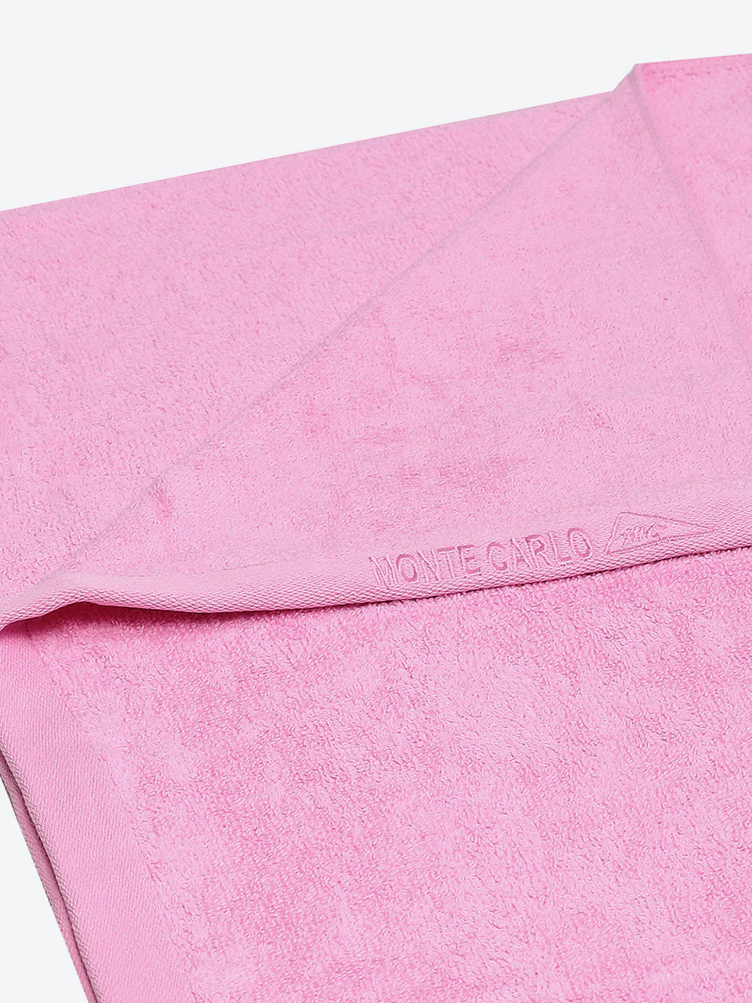 Pink Solid Pure Cotton 350 GSM Bath Towel (Oslo) - Image 3