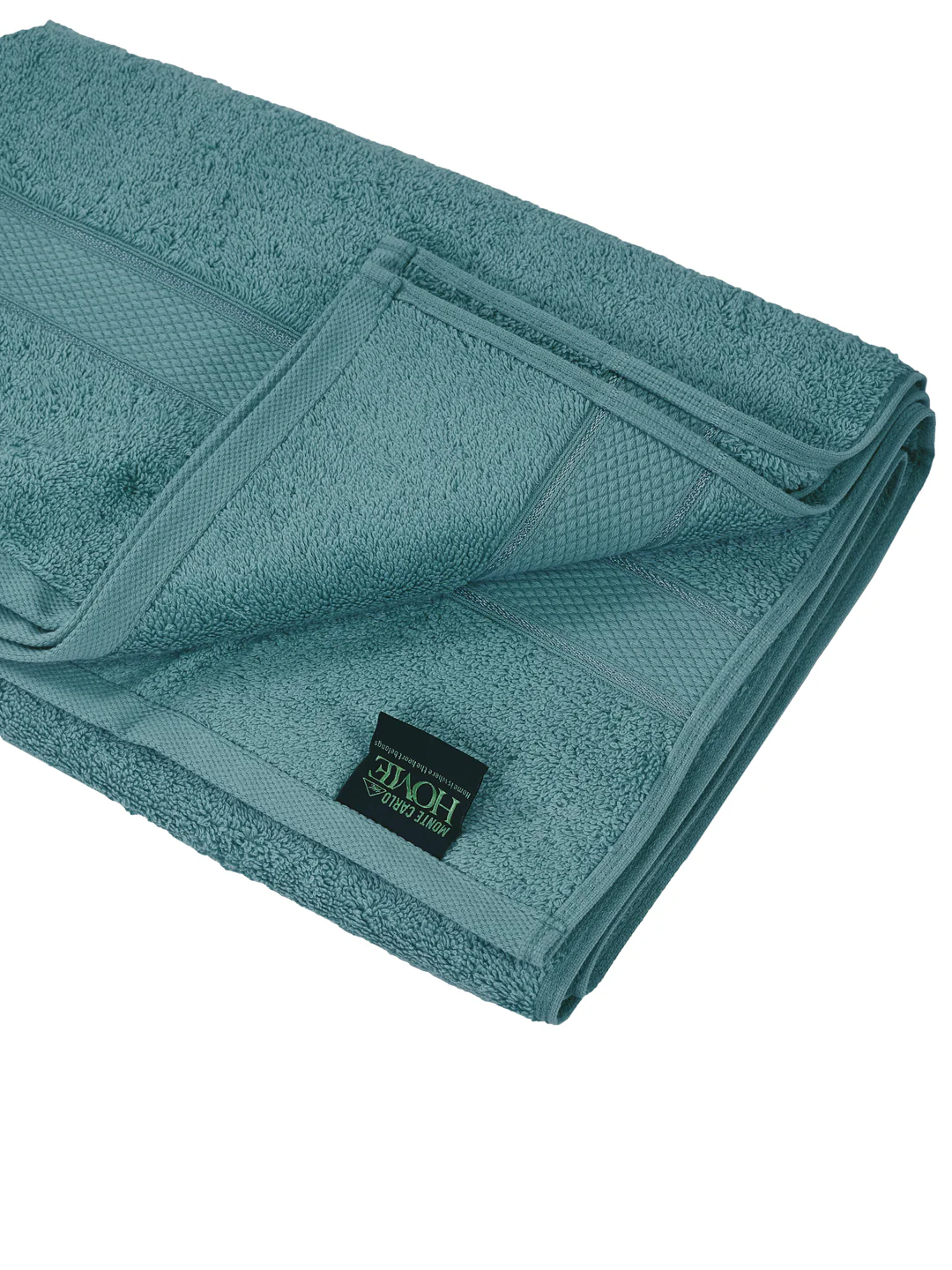 Premium Bristol Blue 100% Cotton Solid 525 GSM Bath Towel Iris 1 Pc Pvc Pack - Image 5