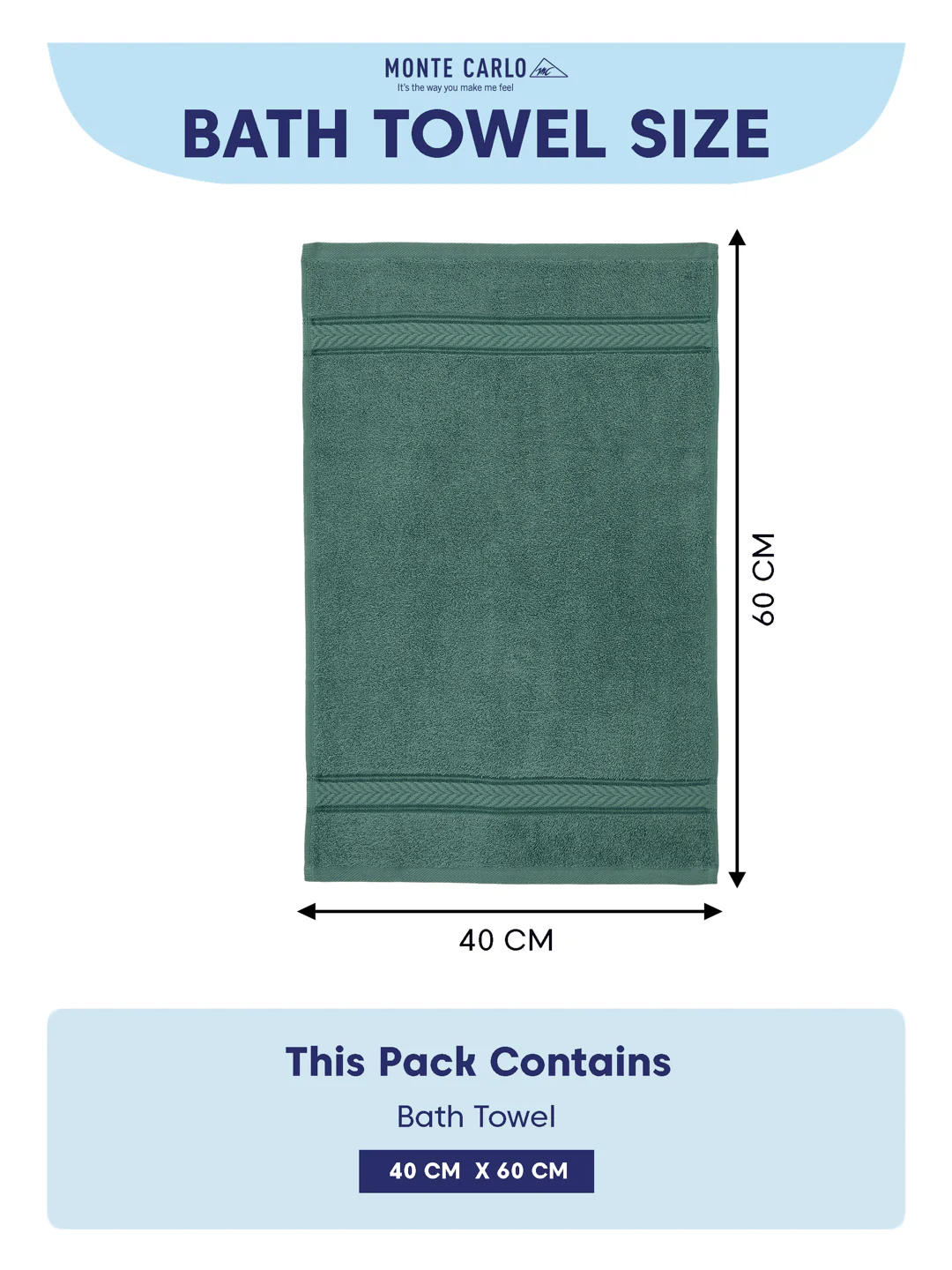 Premium Bristol Blue 100% Cotton Solid 525 GSM Hand Towel Amber 2 Pc Set Pvc Pack - Image 10