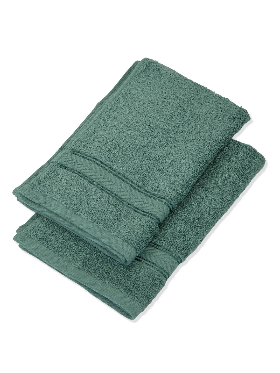 Premium Bristol Blue 100% Cotton Solid 525 GSM Hand Towel Amber 2 Pc Set Pvc Pack - Image 6