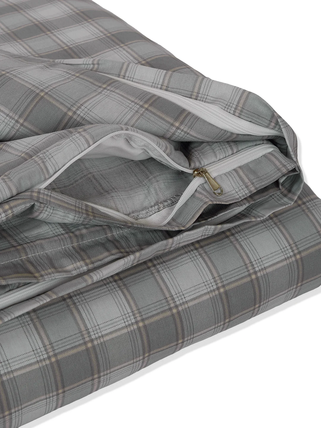 Premium Checked Double Bed 3 Ply 100 GSM Comforter Classique Warm Hug Collection Weight 2.5 kg - Image 8