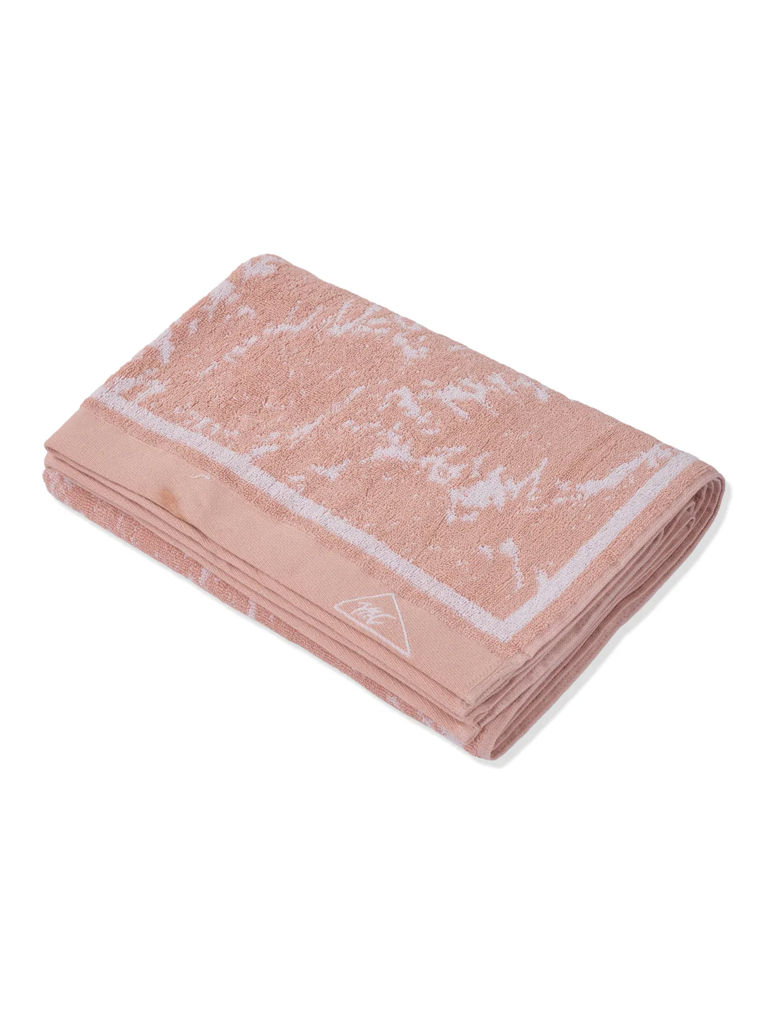 Premium Dusty Rose 100% Cotton Self Design 525 GSM Bath Towel Santorini 1 Pc Pvc Pack - Image 4