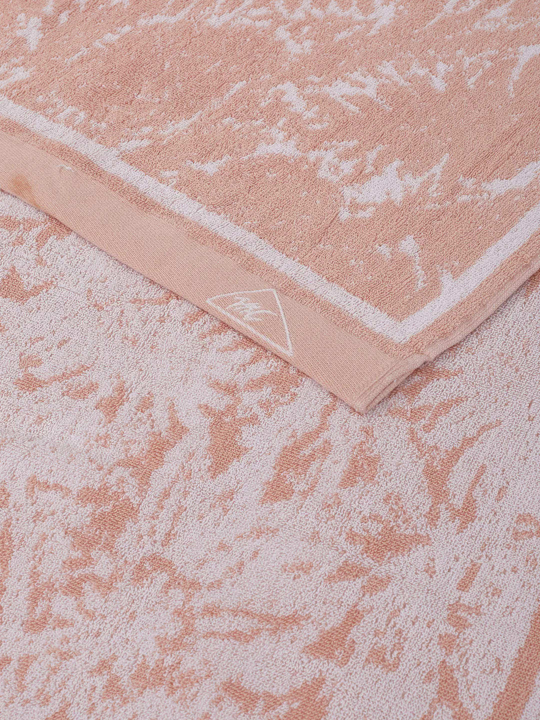 Premium Dusty Rose 100% Cotton Self Design 525 GSM Bath Towel Santorini 1 Pc Pvc Pack - Image 6