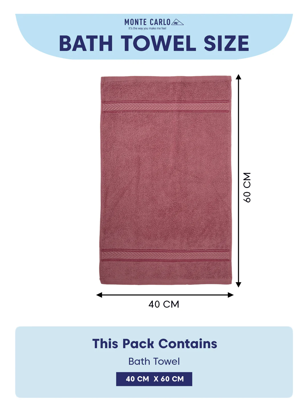 Premium Dusty Rose 100% Cotton Solid 525 GSM Hand Towel Amber 2 Pc Set Pvc Pack - Image 10