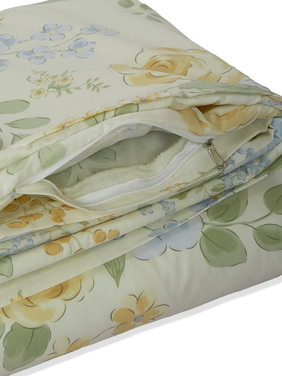 Premium Floral Print Double Bed 3 Ply 100 GSM Comforter Classique Warm Hug Collection Weight 2.5 kg - Image 8