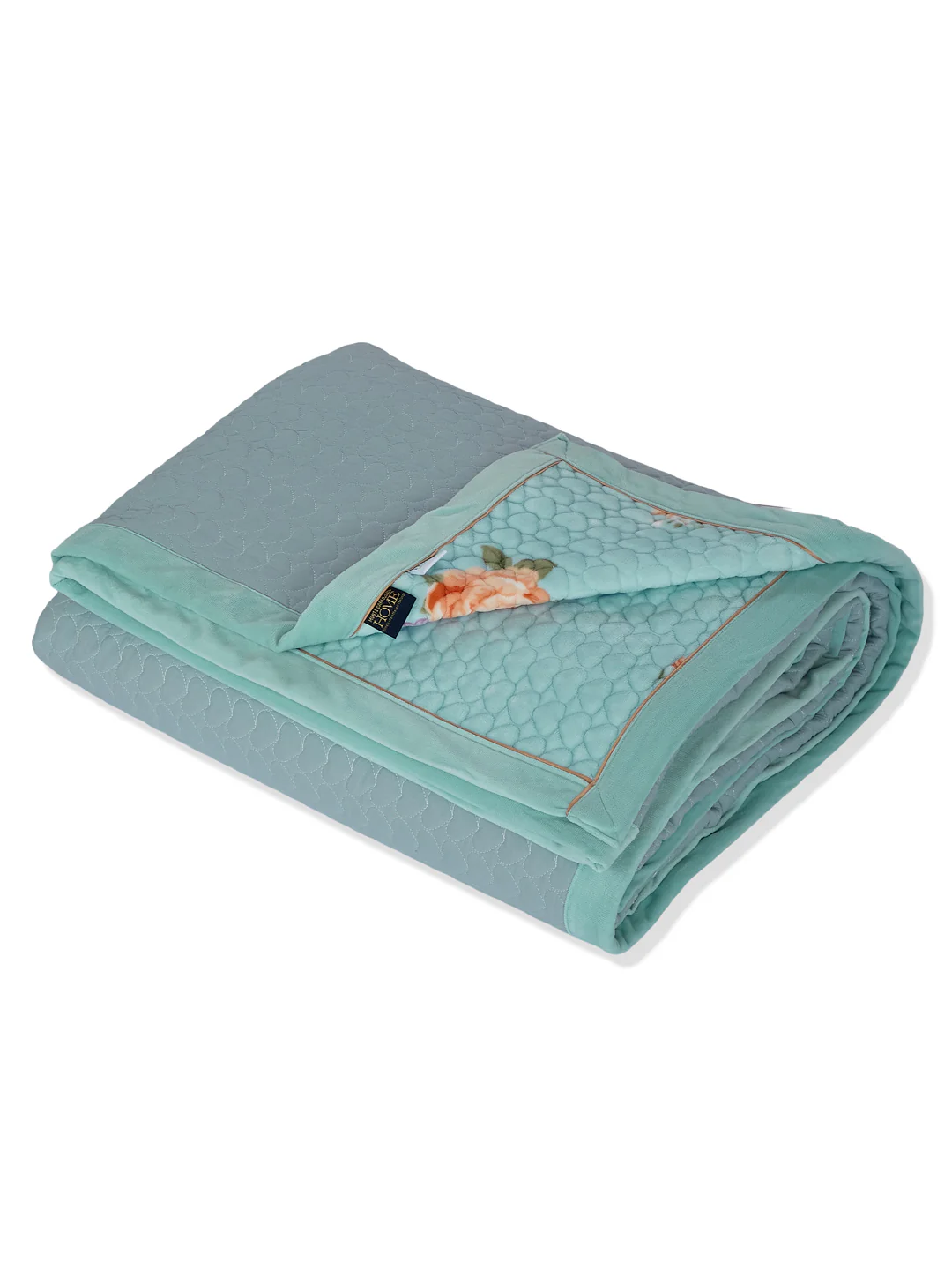 Premium Floral Print Double Bed 3 Ply 200 GSM Comforter Cozy Flannel Collection Weight 2.8 kg - Image 5
