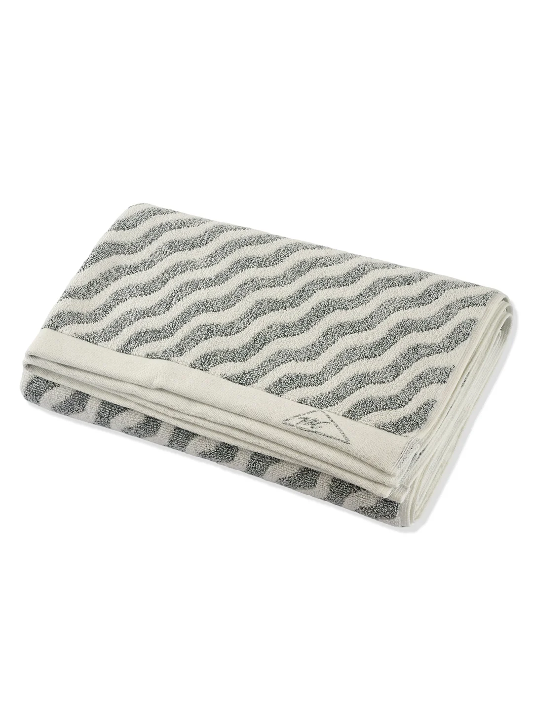 Premium Green & White Pure Cotton Self Design 500 GSM Bath Towel 1 Piece (Green Weave Collection) - Image 4