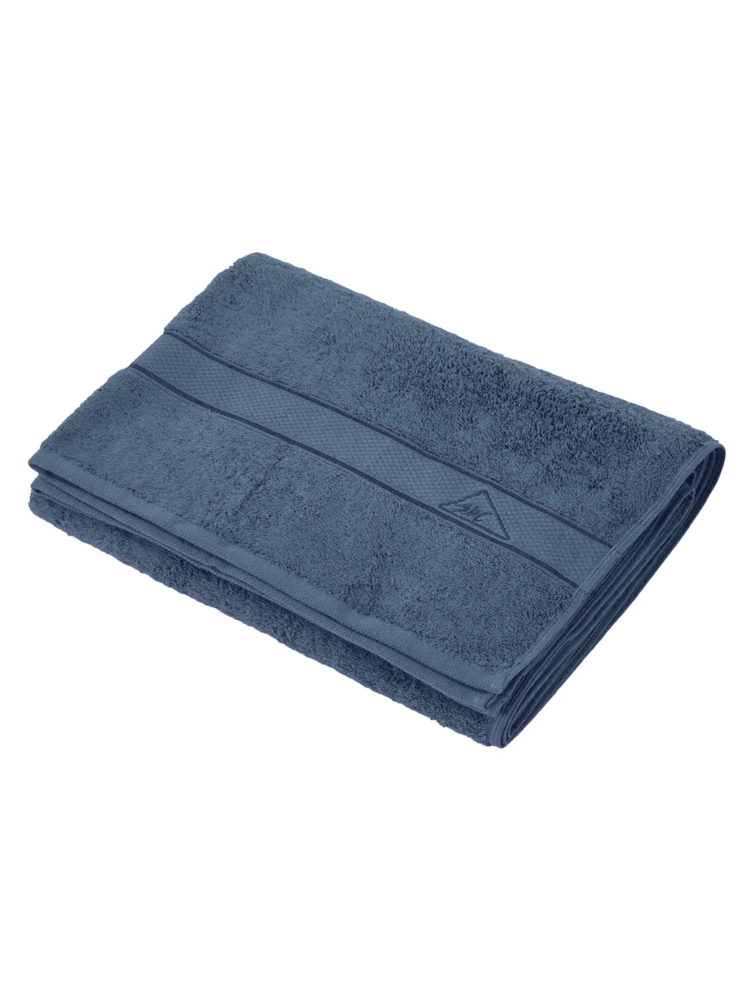 Premium Mallard Blue 100% Cotton Solid 525 GSM Bath Towel Iris 1 Pc Pvc Pack - Image 4