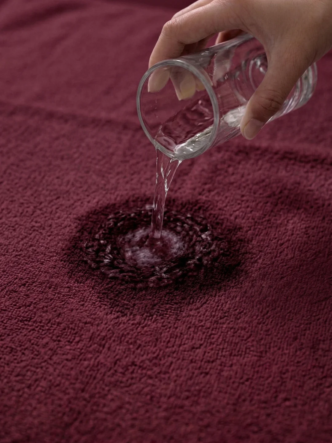 Premium Maroon 100% Cotton Solid 525 GSM Bath Towel Iris 1 Pc Pvc Pack - Image 3