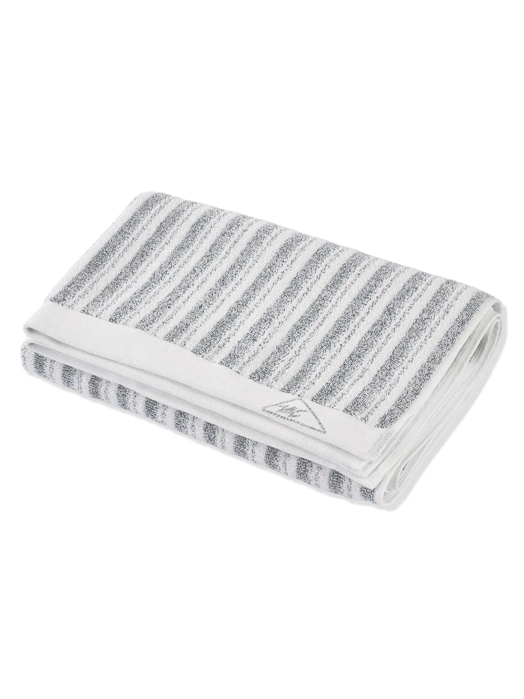 Premium Navy Blue & White Pure Cotton Self Design 500 GSM Bath Towel 1 Piece (Green Weave Collection) - Image 4
