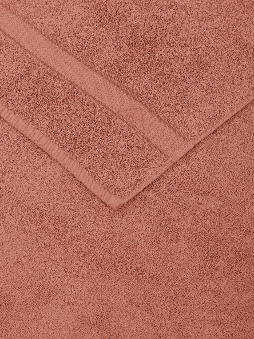Premium Peach 100% Cotton Solid 525 GSM Bath Towel Iris 1 Pc Pvc Pack - Image 6