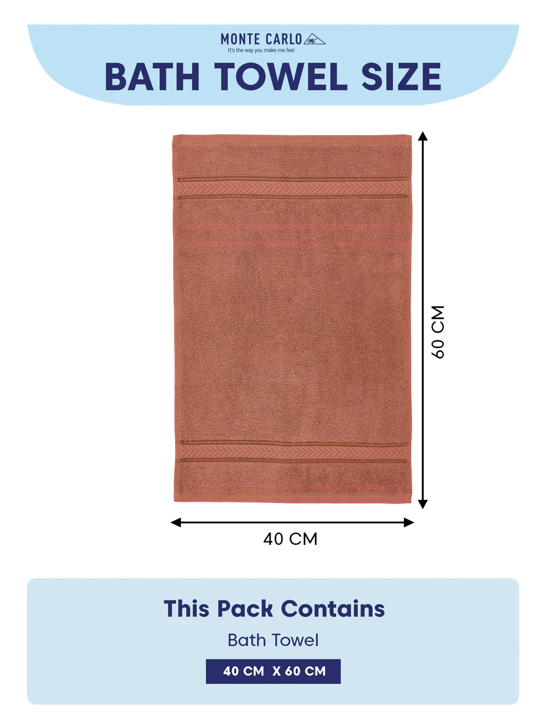 Premium Peach 100% Cotton Solid 525 GSM Hand Towel Amber 2 Pc Set Pvc Pack - Image 10