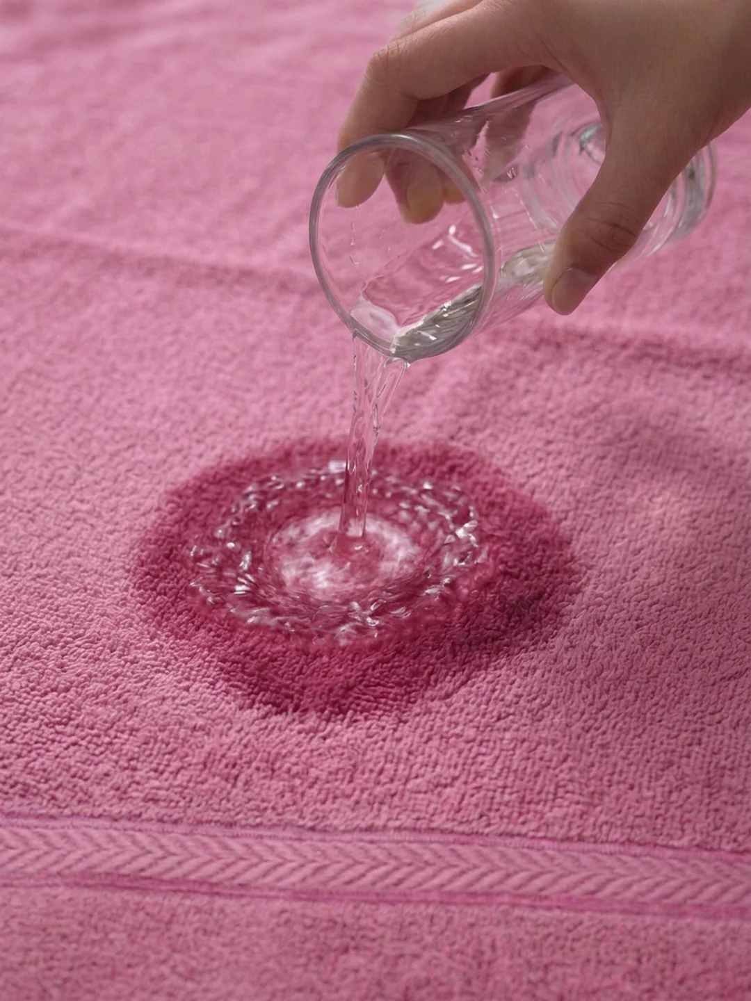 Premium Prism Pink 100% Cotton Solid 525 GSM Hand Towel Amber 2 Pc Set Pvc Pack - Image 3