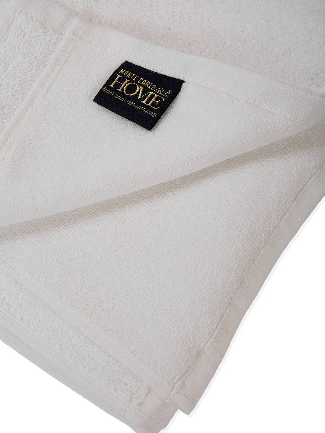 Premium White Pure Cotton Solid 550 GSM Bath Towel 2 Pc Set (Hotel Collection) - Image 7