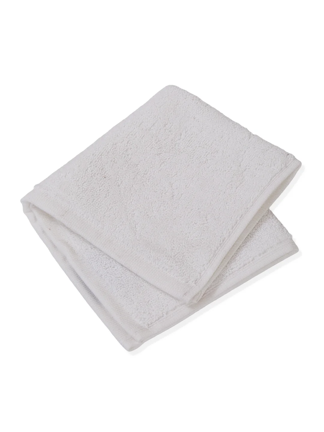 Premium White Pure Cotton Solid 560 GSM Face Towel 6 Pc Set (Hotel Collection) - Image 5