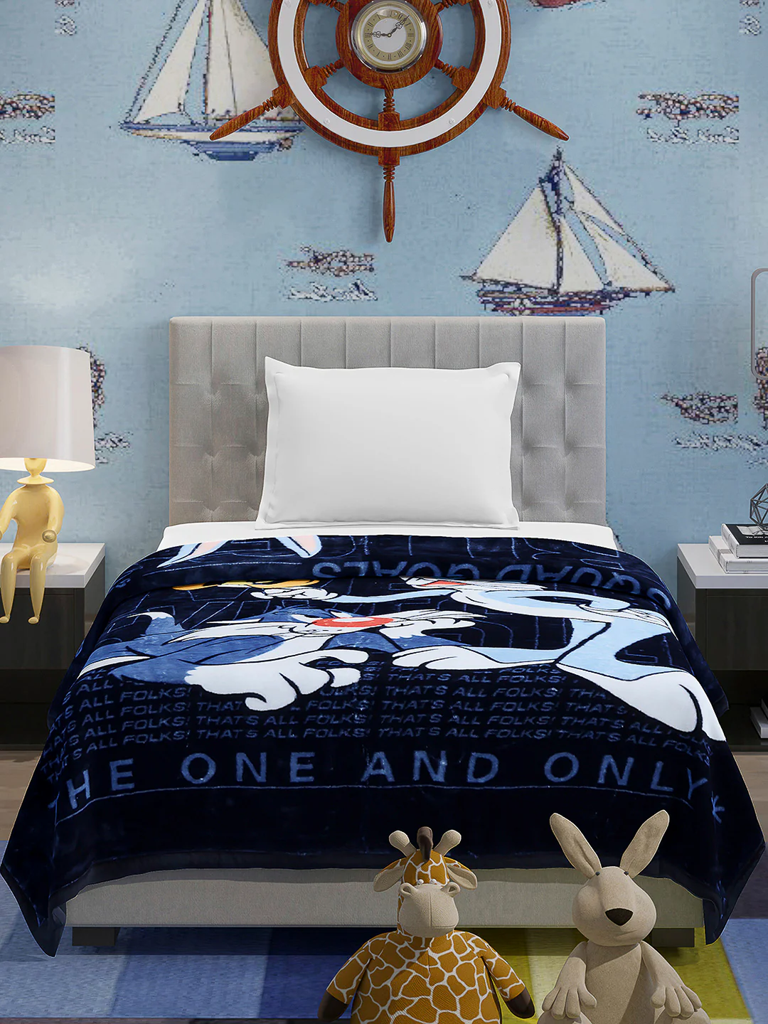 Printed Baby Blanket 1 Ply, 576 GSM, 1.9 kg (Super Hero) - Image 3