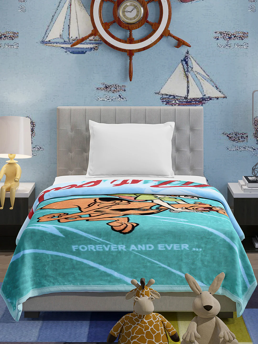 Printed Baby Blanket 1 Ply, 576 GSM, 1.9 kg (Super Hero) - Image 3