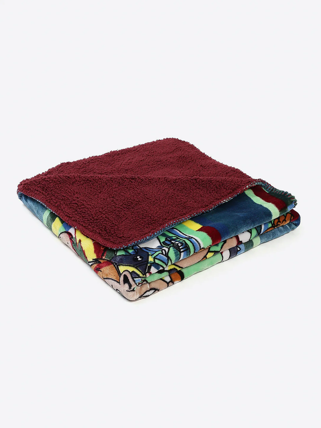 Printed Baby Blanket 2 Ply, 550 GSM, Weight 0.48 kg (Fairy Tale) - Image 4
