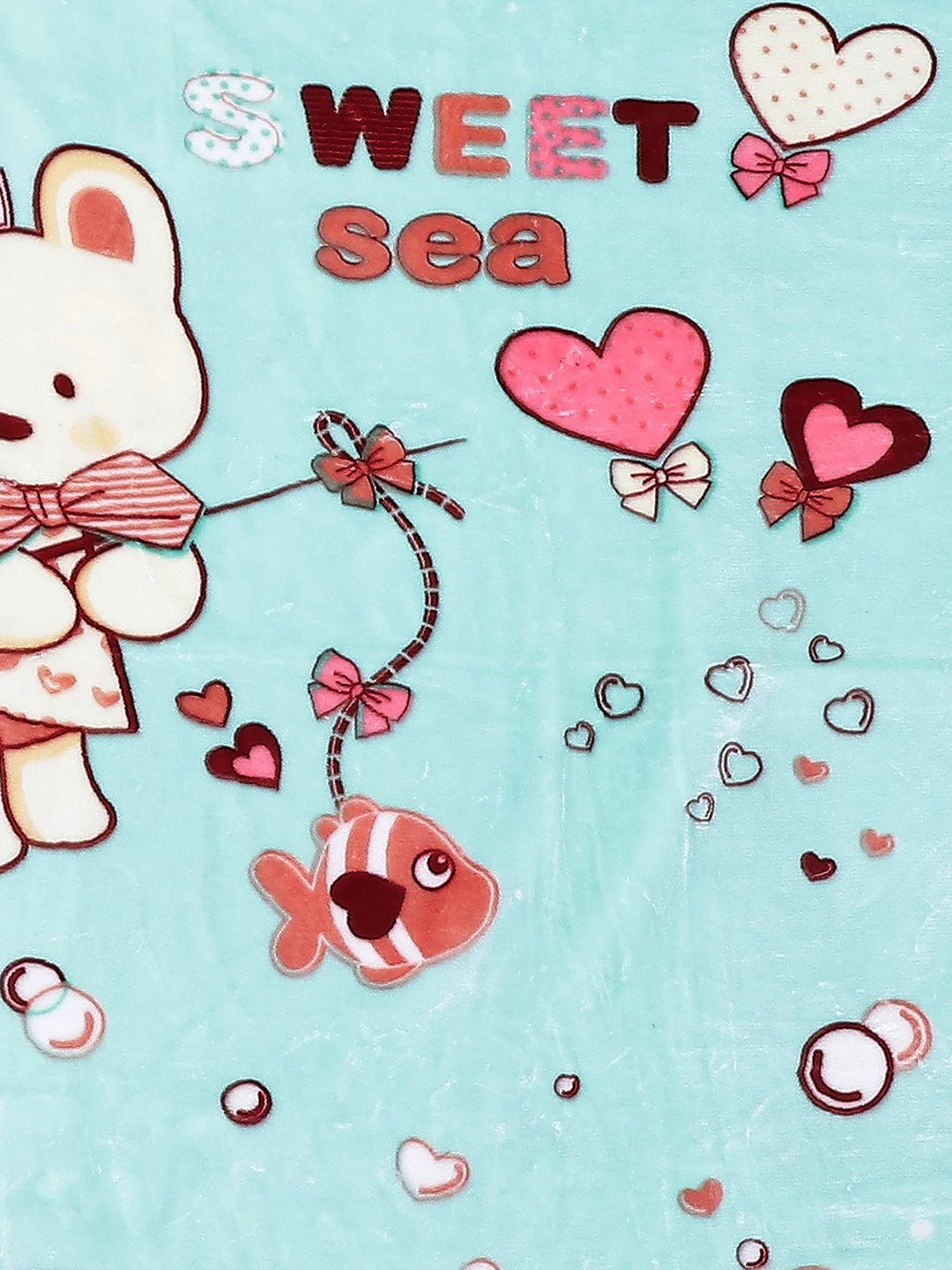 Printed Baby Blanket 2 Ply, 550 GSM, Weight 0.5 kg (Donald) - Image 4