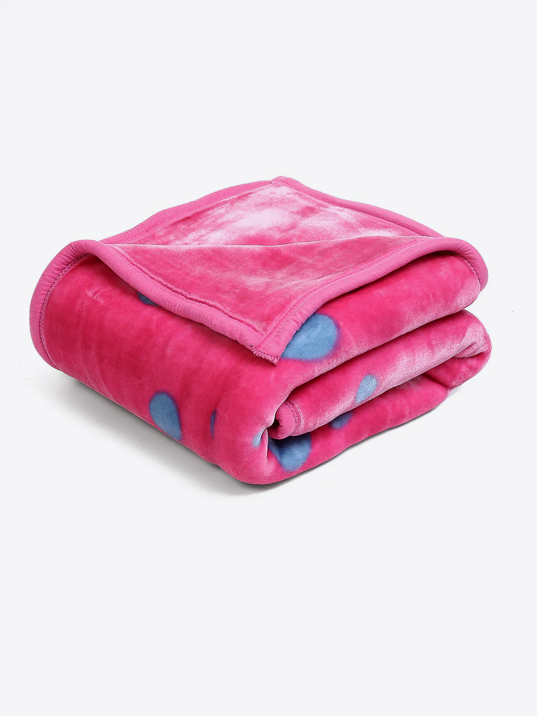 Tom and Jerry Printed Plush Cartoon Network Pink Baby Blanket - Image 3