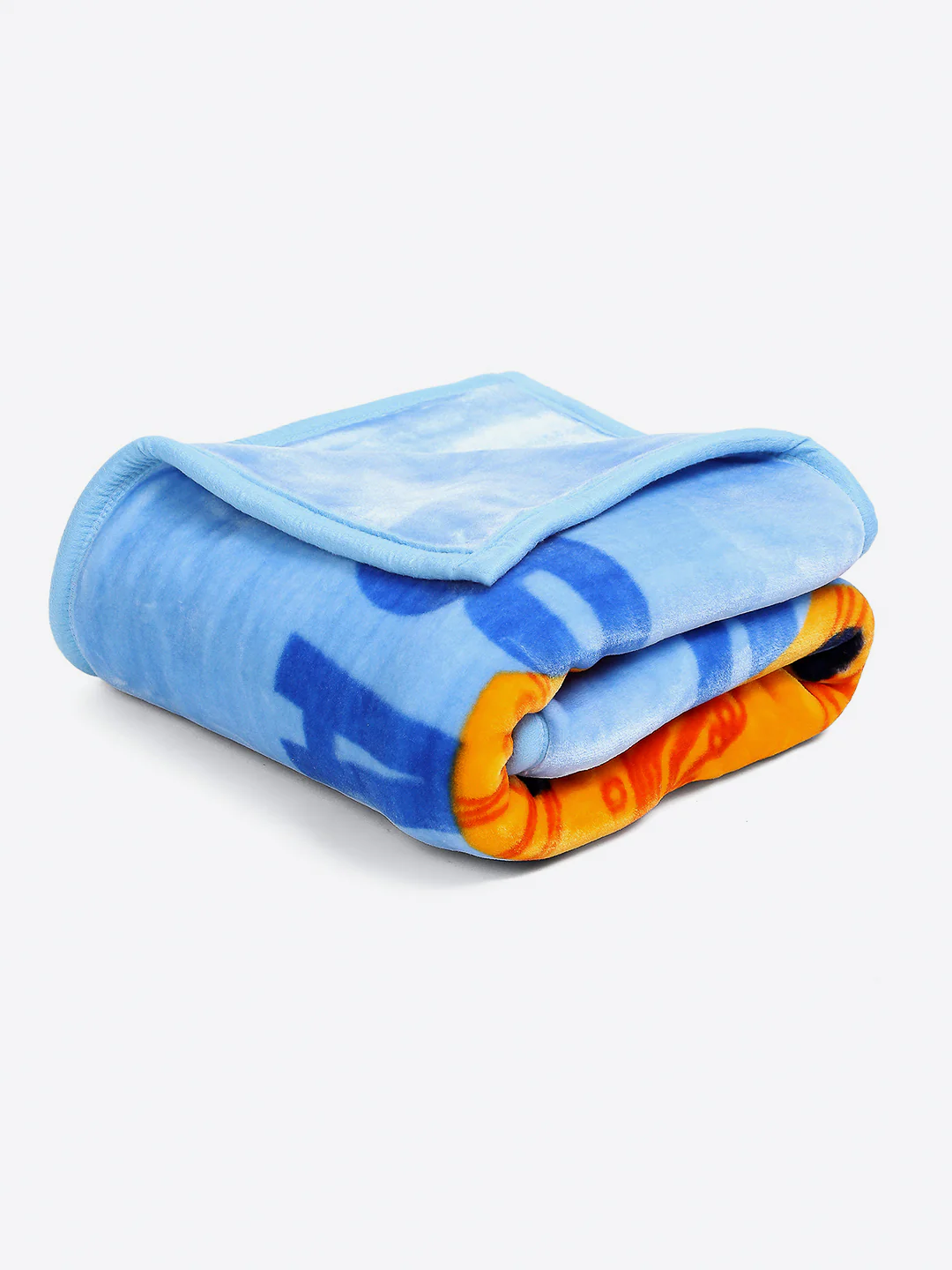 Batman Printed Ultra-Soft Cartoon Network Blue Baby Blanket - Image 3