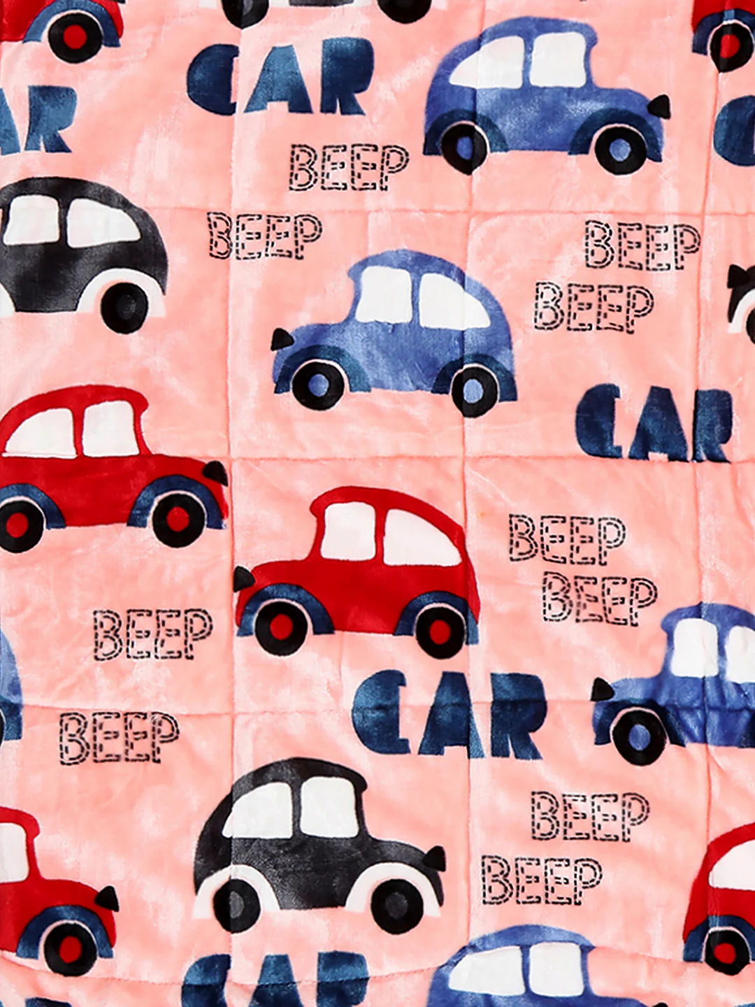 Printed Baby Blanket 3 Ply, 1609 GSM 5Pcs Set (1 Baby Comforter, 1 Bedsheet, 1 Neck Pillow & 2 Bolster) - Image 6