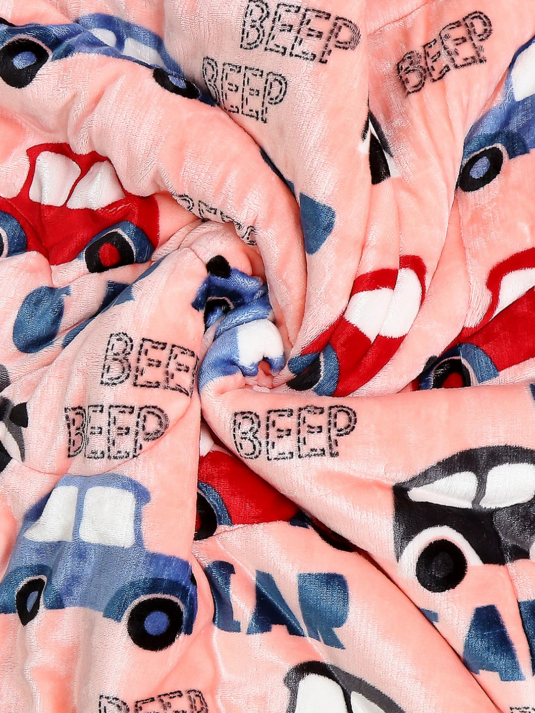 Printed Baby Blanket 3 Ply, 1609 GSM 5Pcs Set (1 Baby Comforter, 1 Bedsheet, 1 Neck Pillow & 2 Bolster) - Image 7
