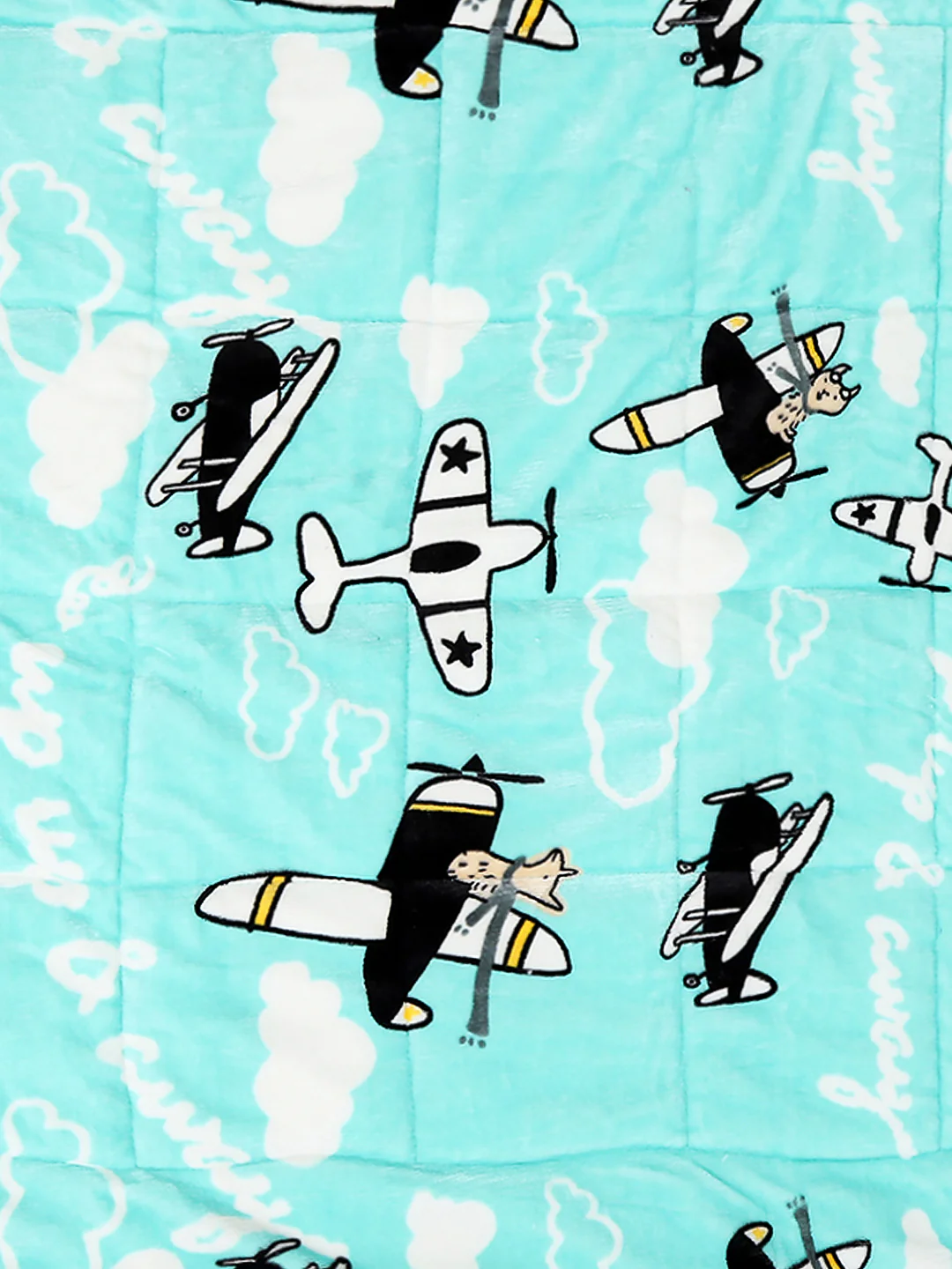 Printed Baby Blanket 3 Ply, 1609 GSM 5Pcs Set (1 Baby Comforter, 1 Bedsheet, 1 Neck Pillow & 2 Bolster) - Image 6