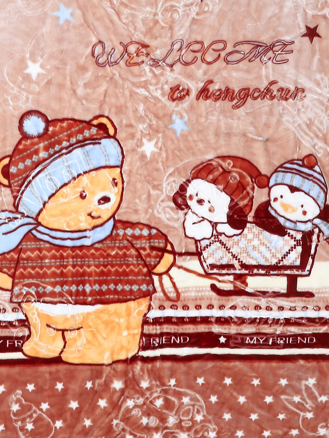 Printed Baby Blanket for Heavy Winter -2 Ply - Image 2