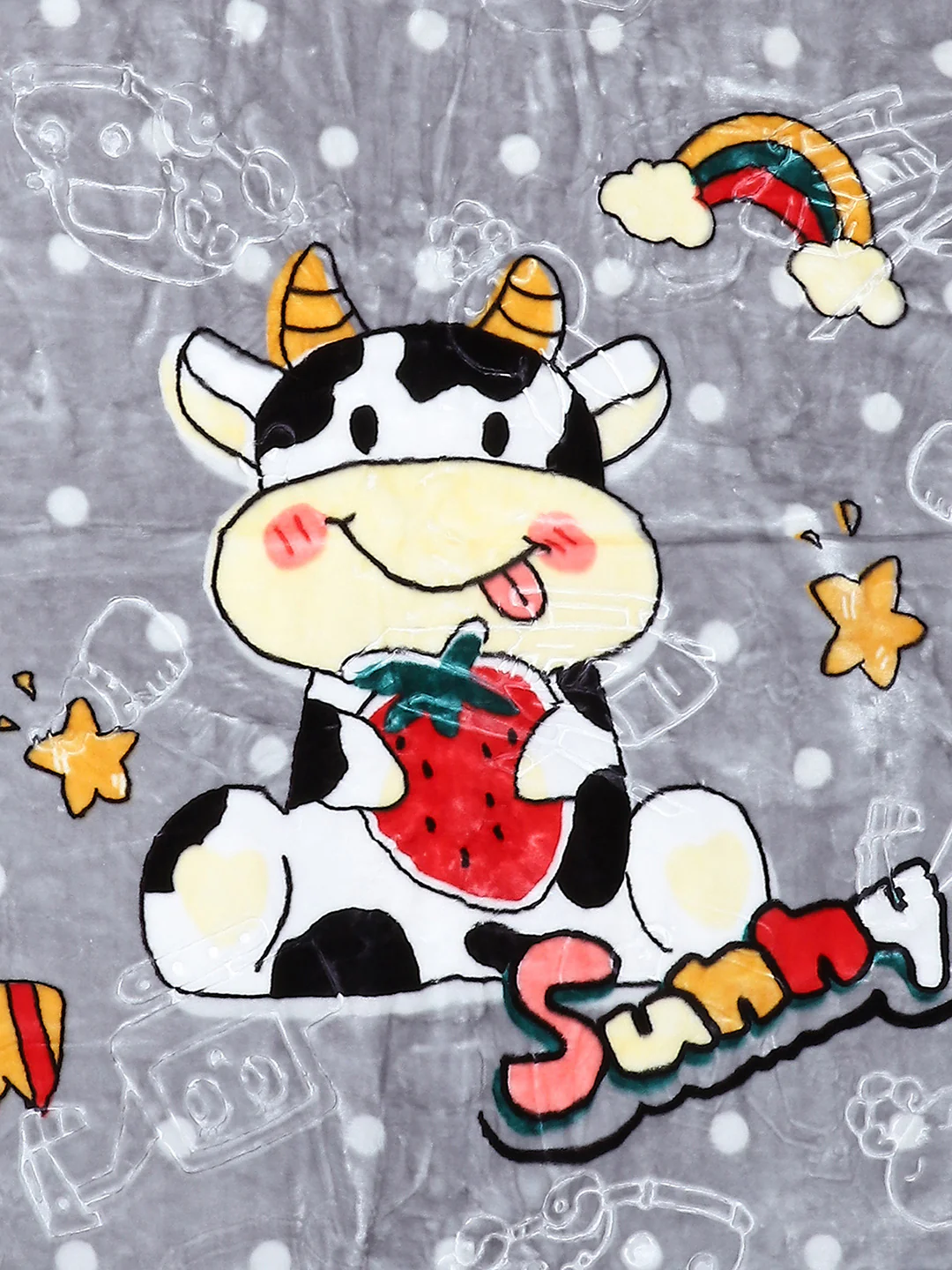 Printed Baby Blanket for Heavy Winter -2 Ply - Image 2