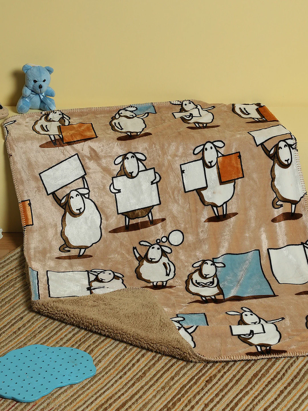 Printed Baby Blanket for Mild Winter -2 Ply - Image 2