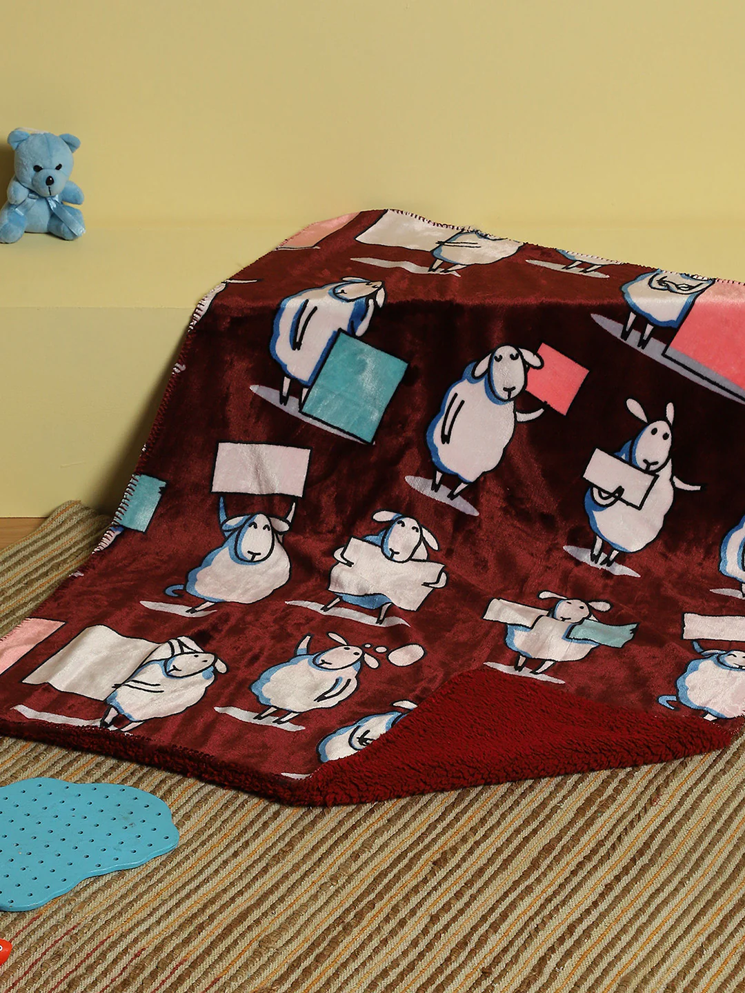 Printed Baby Blanket for Mild Winter -2 Ply - Image 2