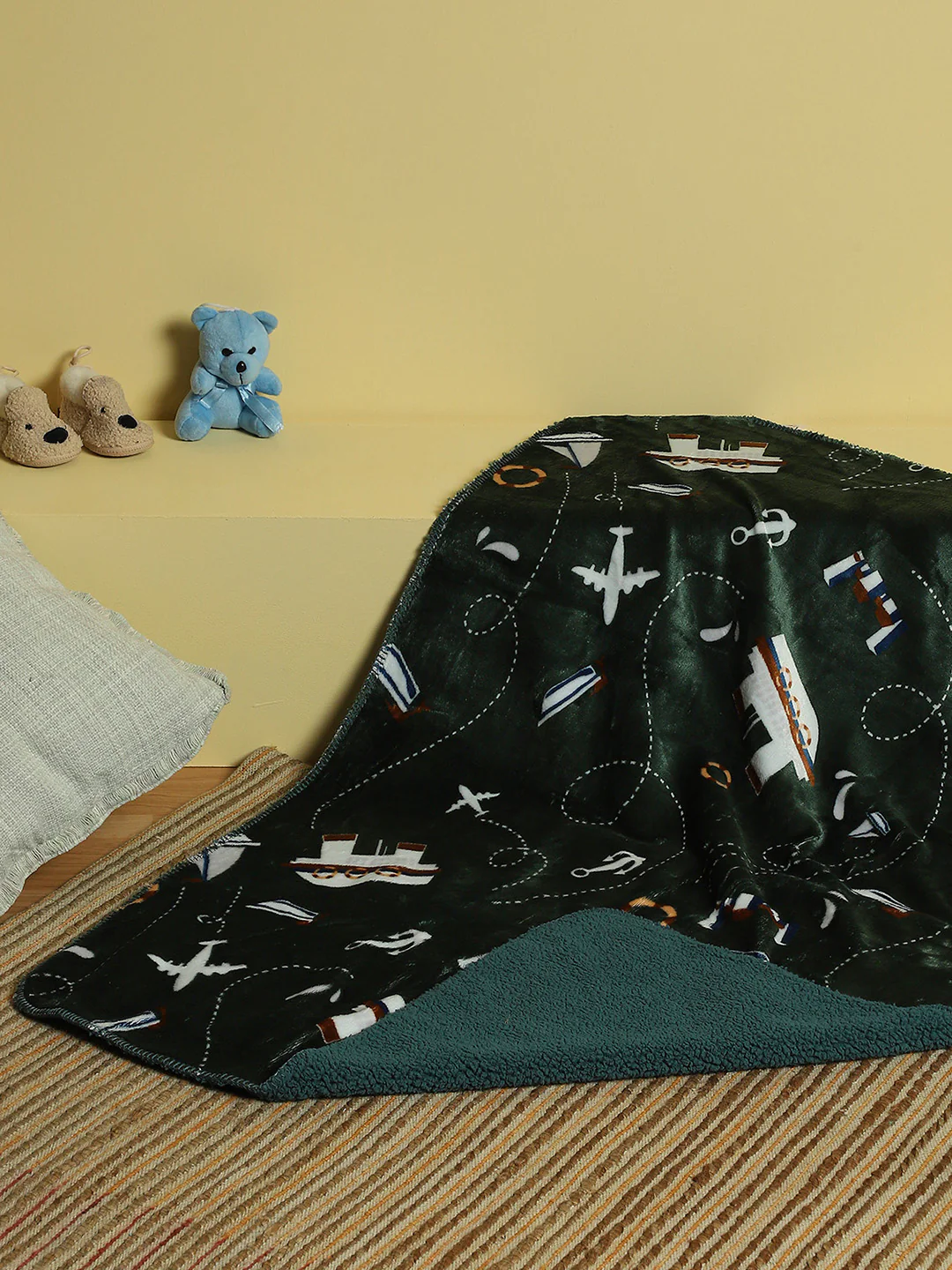 Printed Baby Blanket for Mild Winter -2 Ply - Image 2